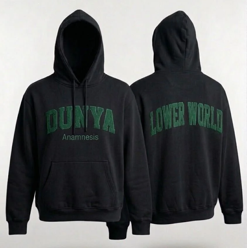 Black/Green Anamnesis Collection Luxury Hoodie