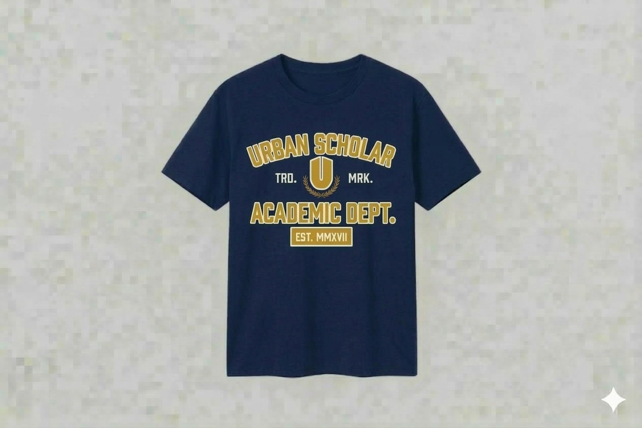 Navy Academic Premium T-shirt