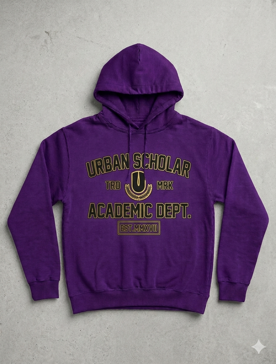 Purple Academic Premium Hoodie