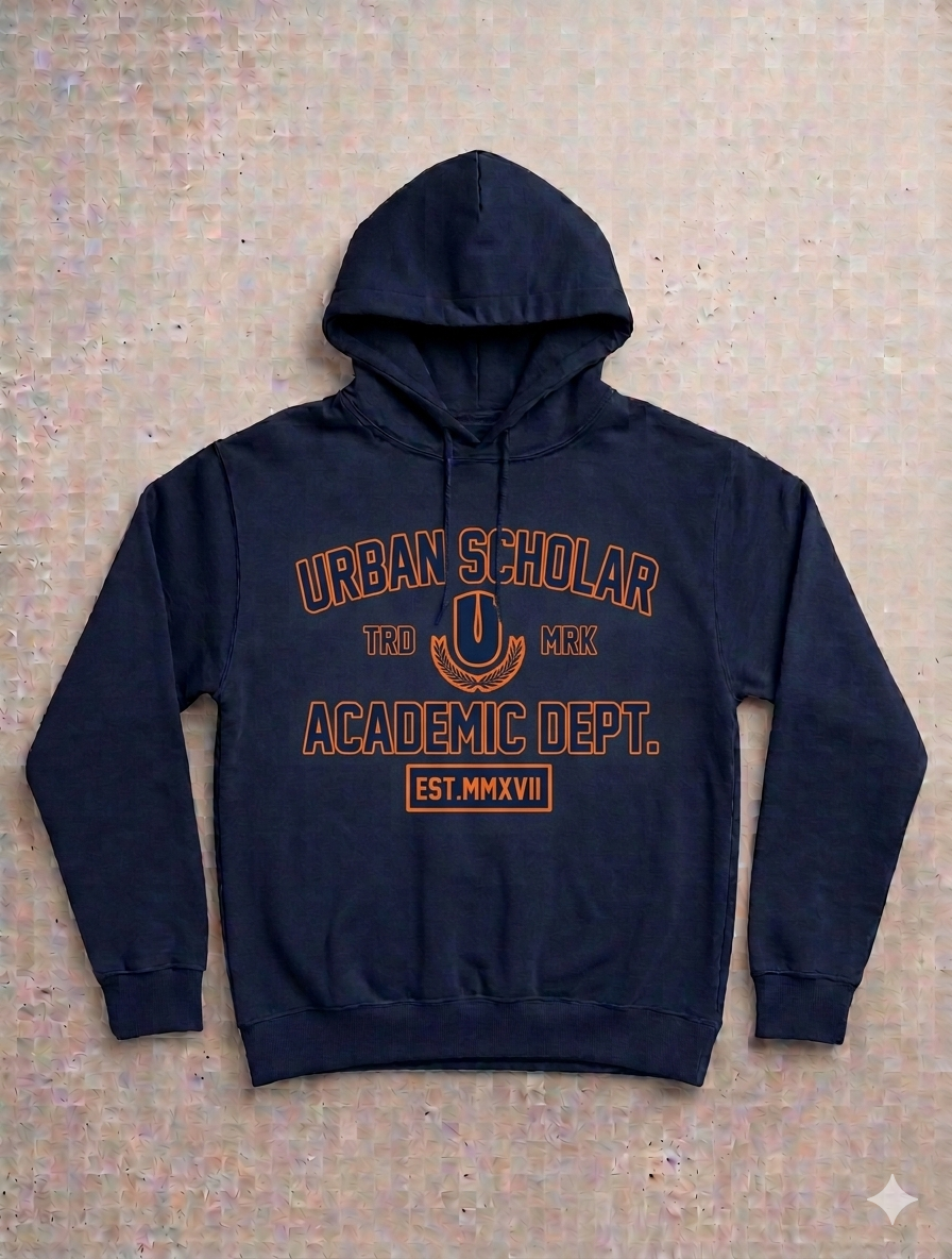 Navy Academic Premium Hoodie