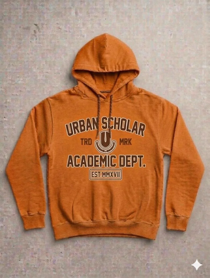 Orange Academic Premium Hoodie