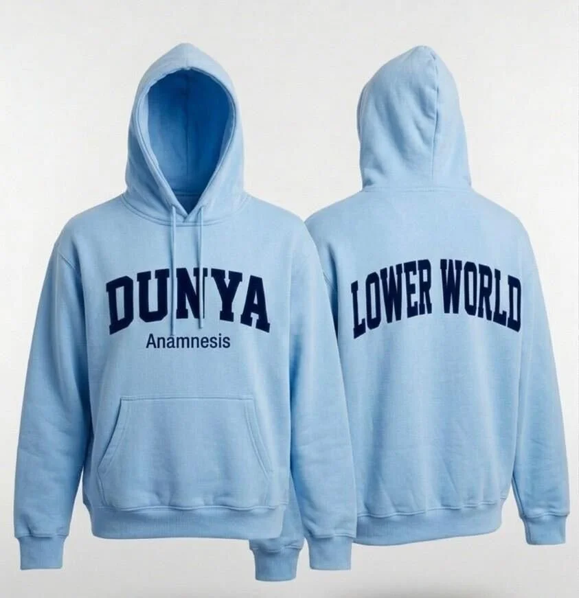 Light Blue Anamnesis Collection Luxury Hoodie