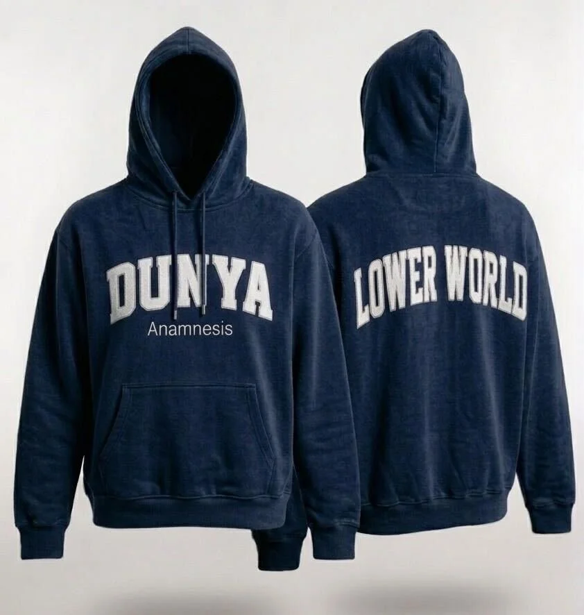 Navy/White Anamnesis Collection Luxury Hoodie