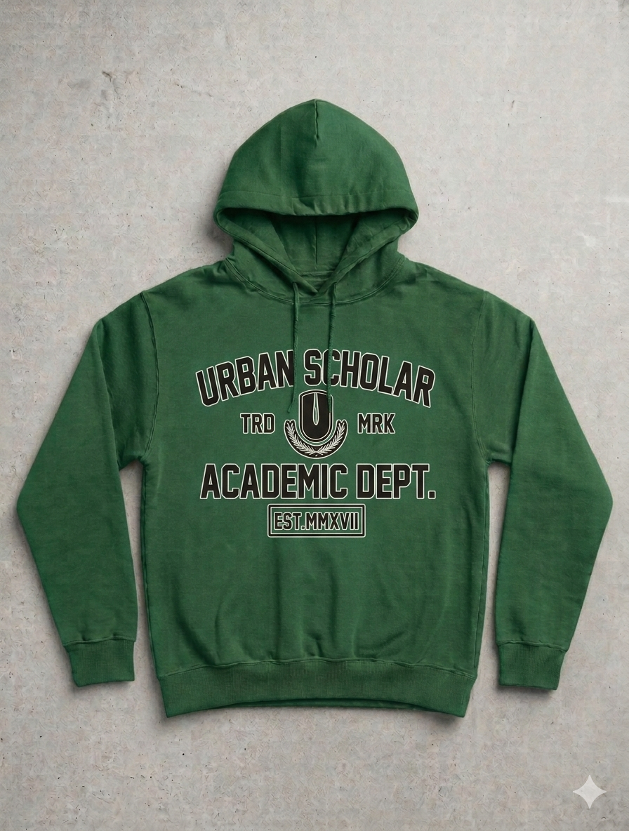 Green Academic Premium Hoodie