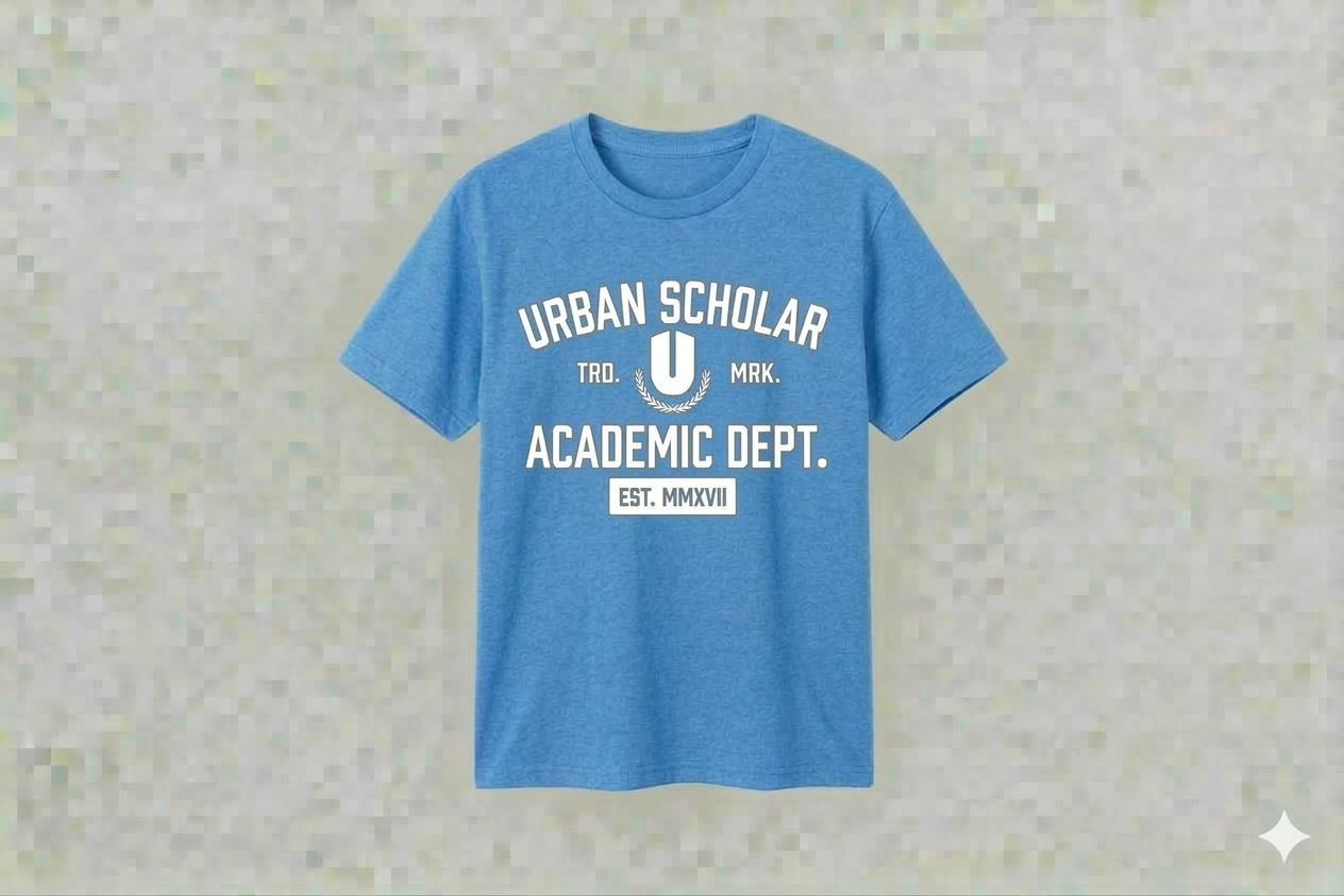 Light Blue Academic Premium T-shirt