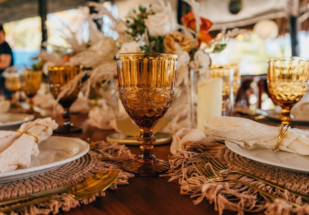 Table top, boho style