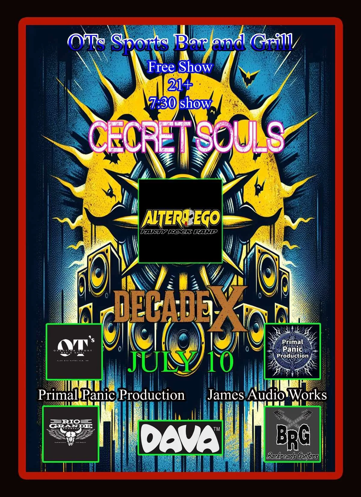 Cecret Souls @ OT's Sports Bar (ABQ,NM)