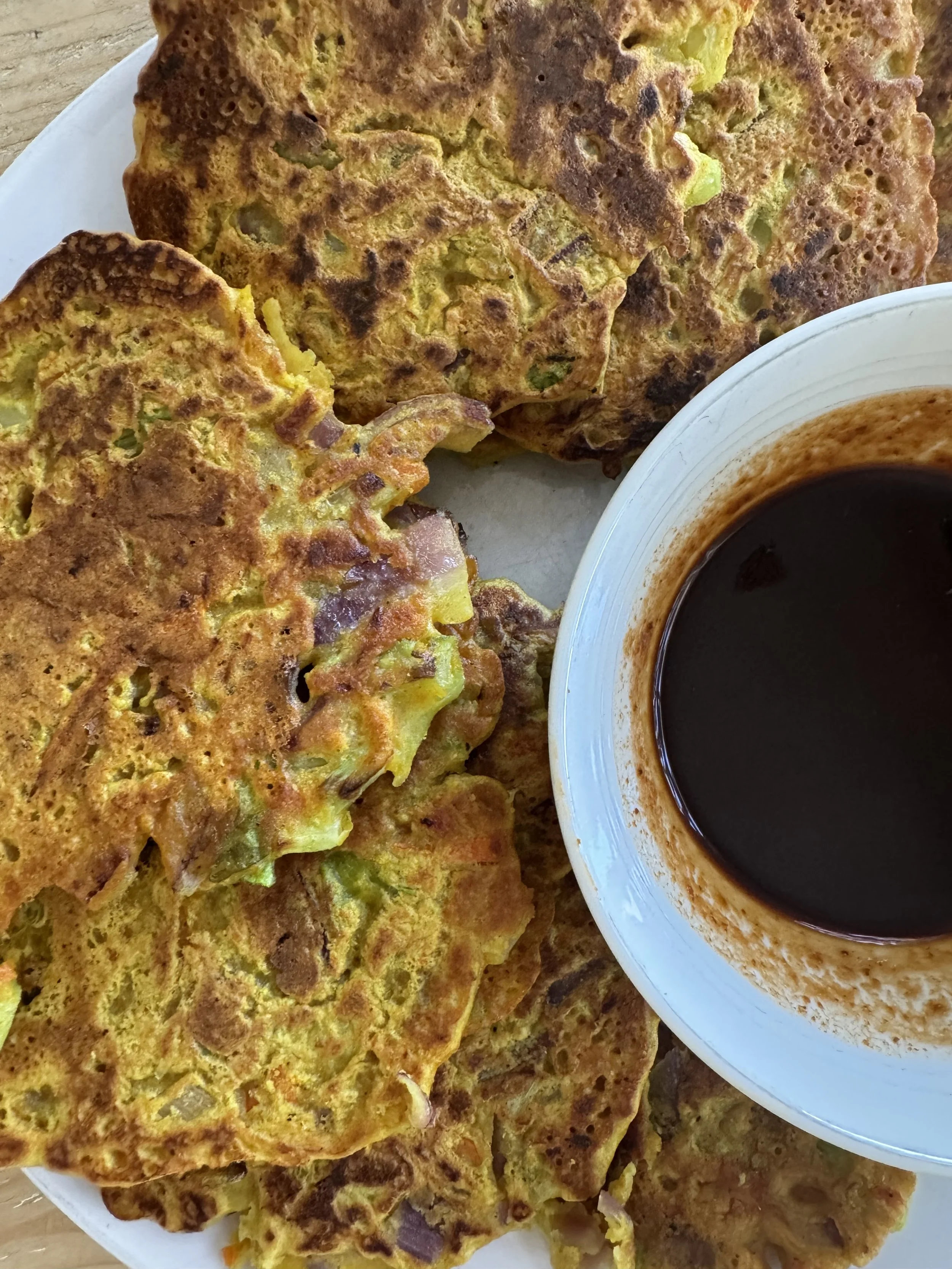 Mixed Vegetable Pancakes: Savory and Breakfast Ready