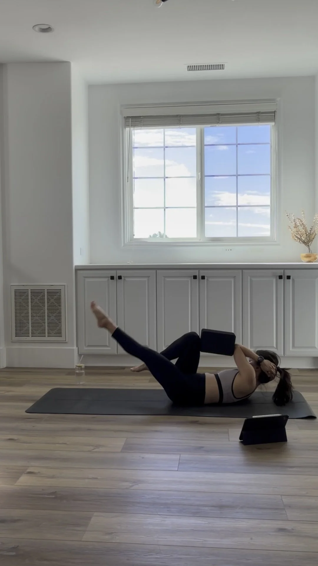 Core Routine # 1: Block + Dumbbell 10 Minutes 