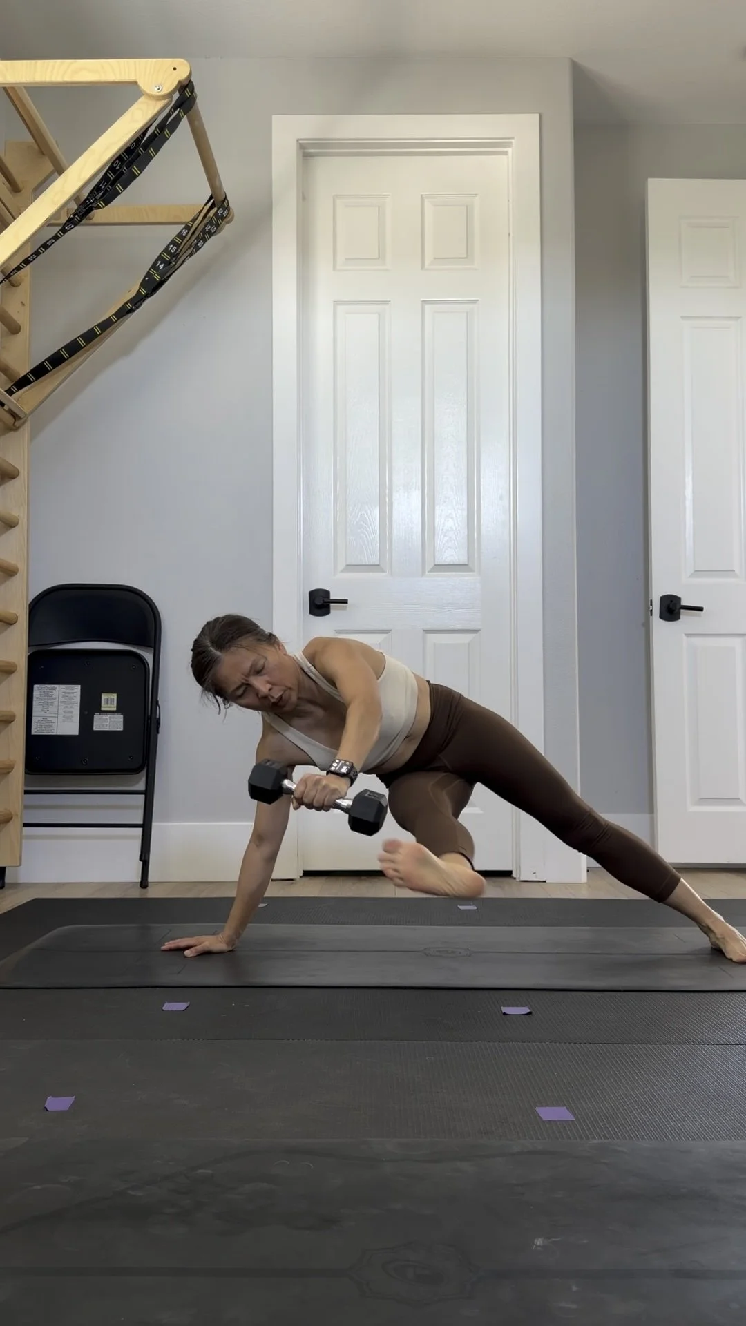 Yoga with Dumbbells + Pull-ups