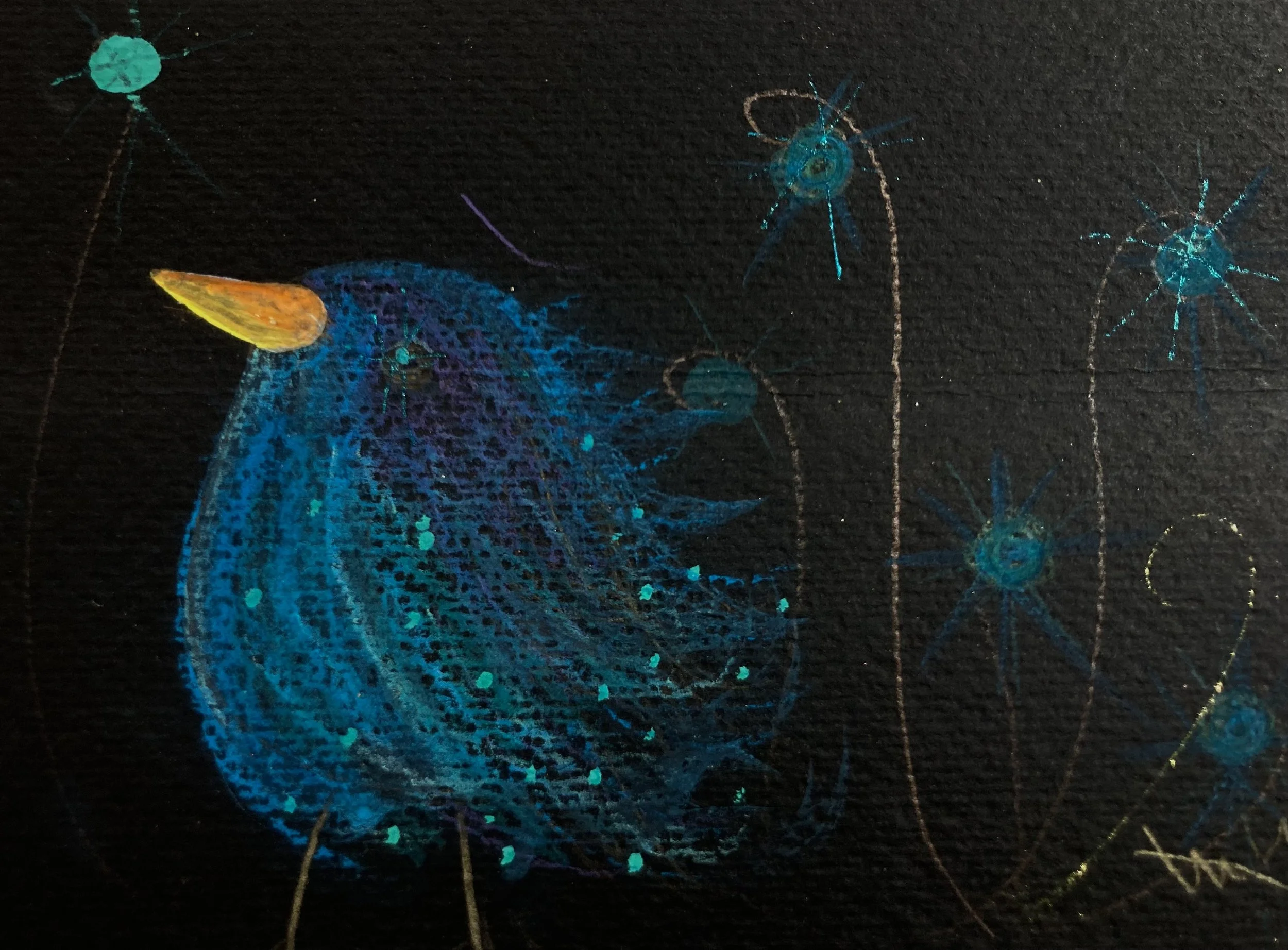 Gemischte Technik auf Papier