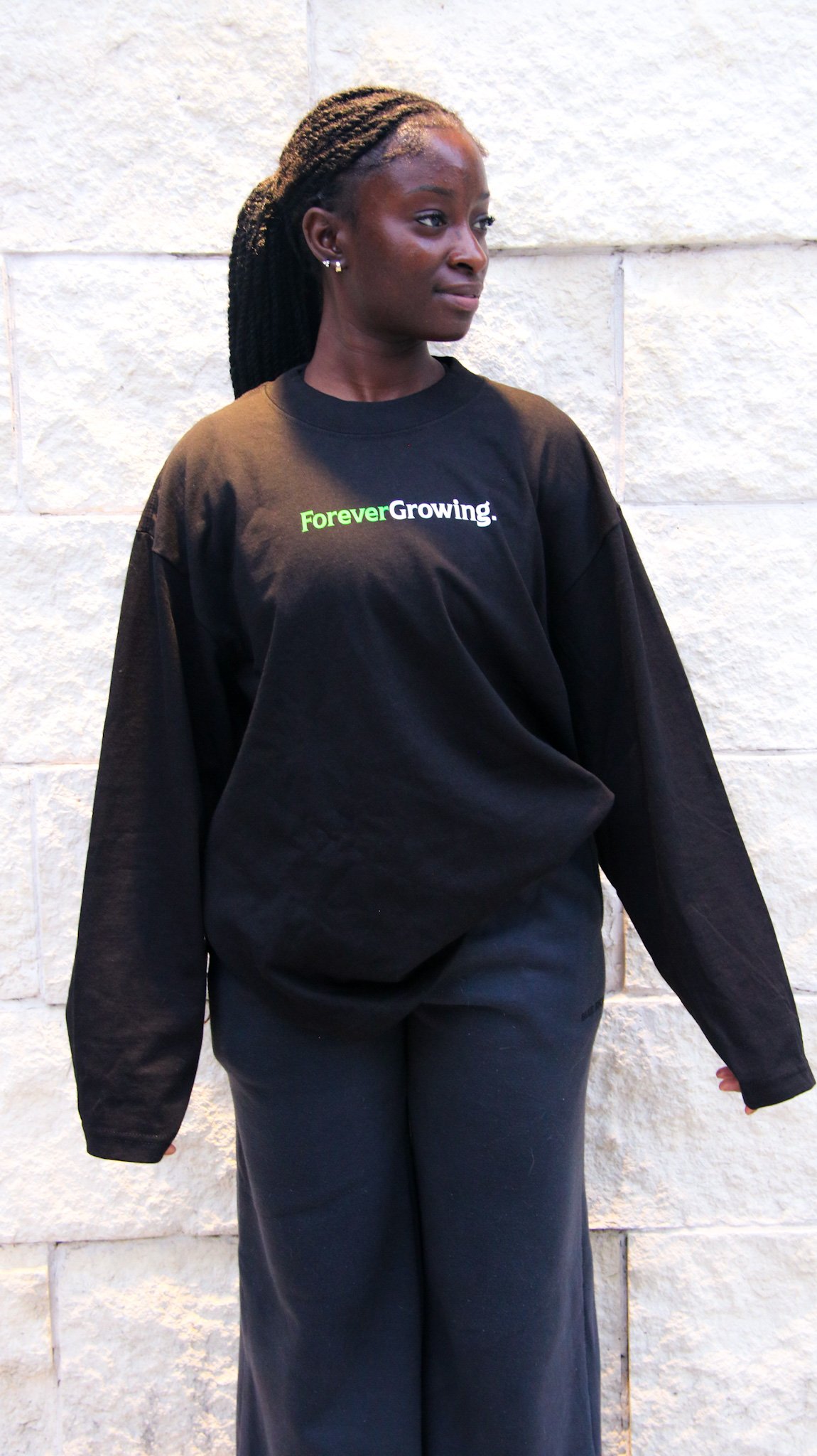 "FOREVERGROWING" LONG SLEEVE T-SHIRT