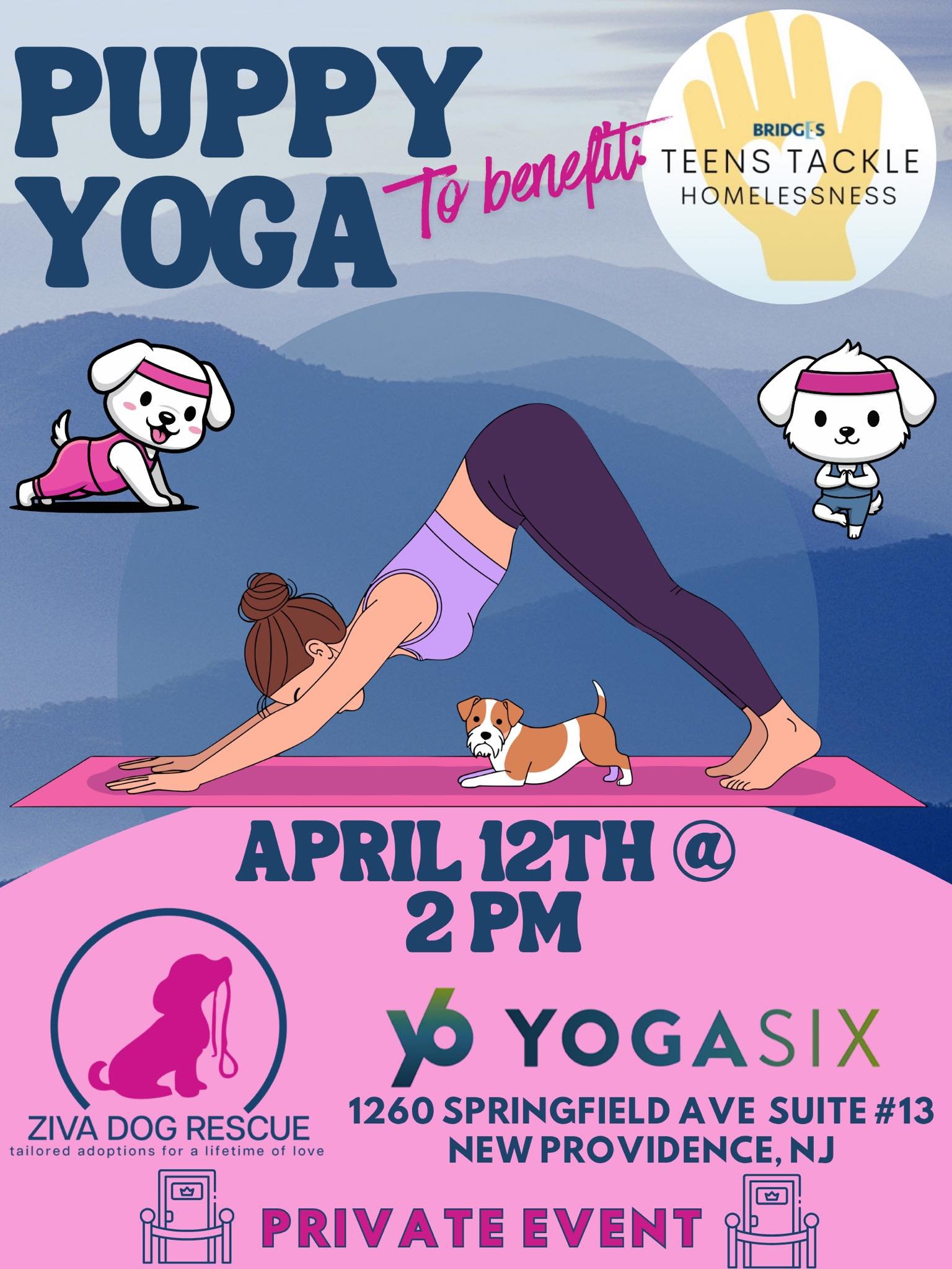 Puppy Yoga for Teens Tackle Homelessness