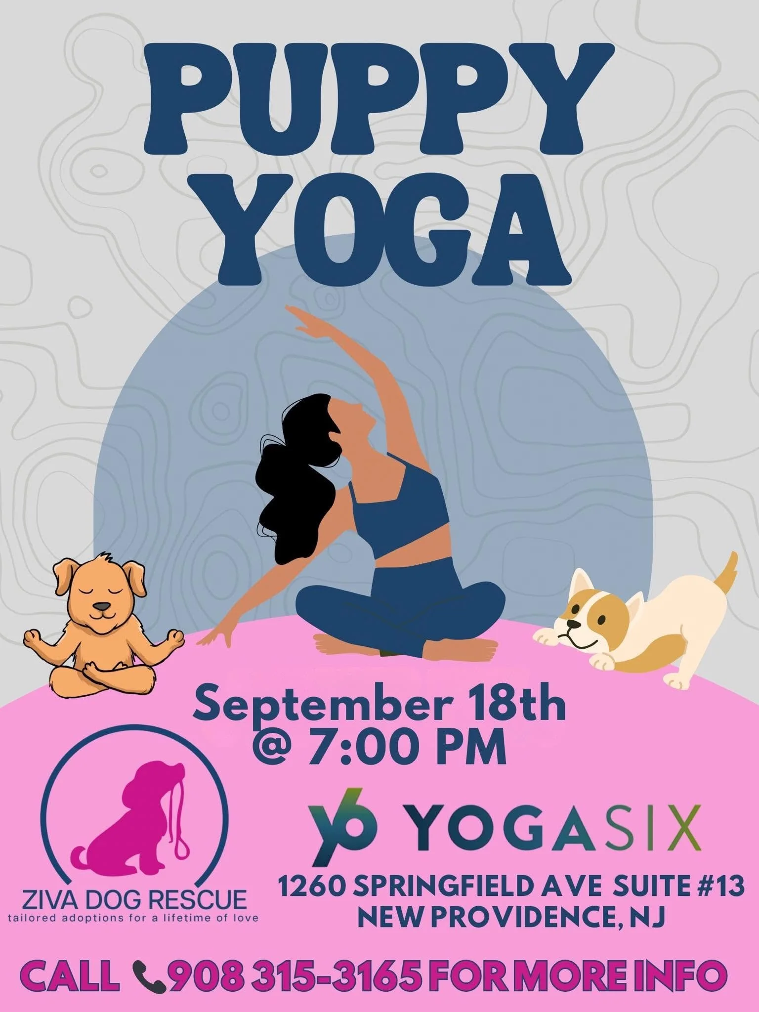 Puppy Yoga @ YogaSix!