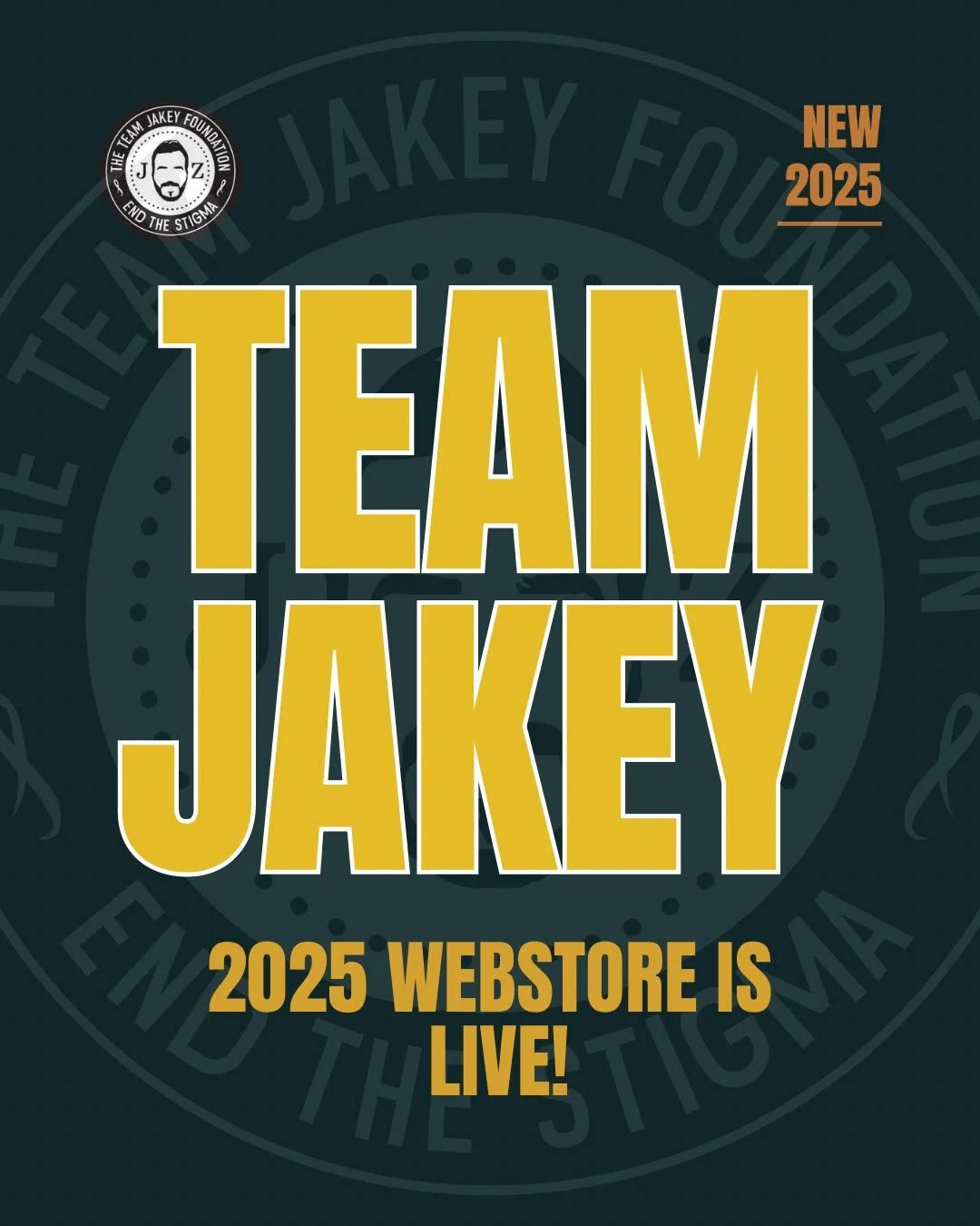 TEAM JAKEY 2025 APPAREL WEBSTORE IS LIVE!!

We&rsquo;re proud to announce that the Team Jakey 2025 Apparel web store is LIVE &mdash; and it&rsquo;s open until October 6, 2025!

Order your swag to support Team Jakey and help us raise awareness, spark 