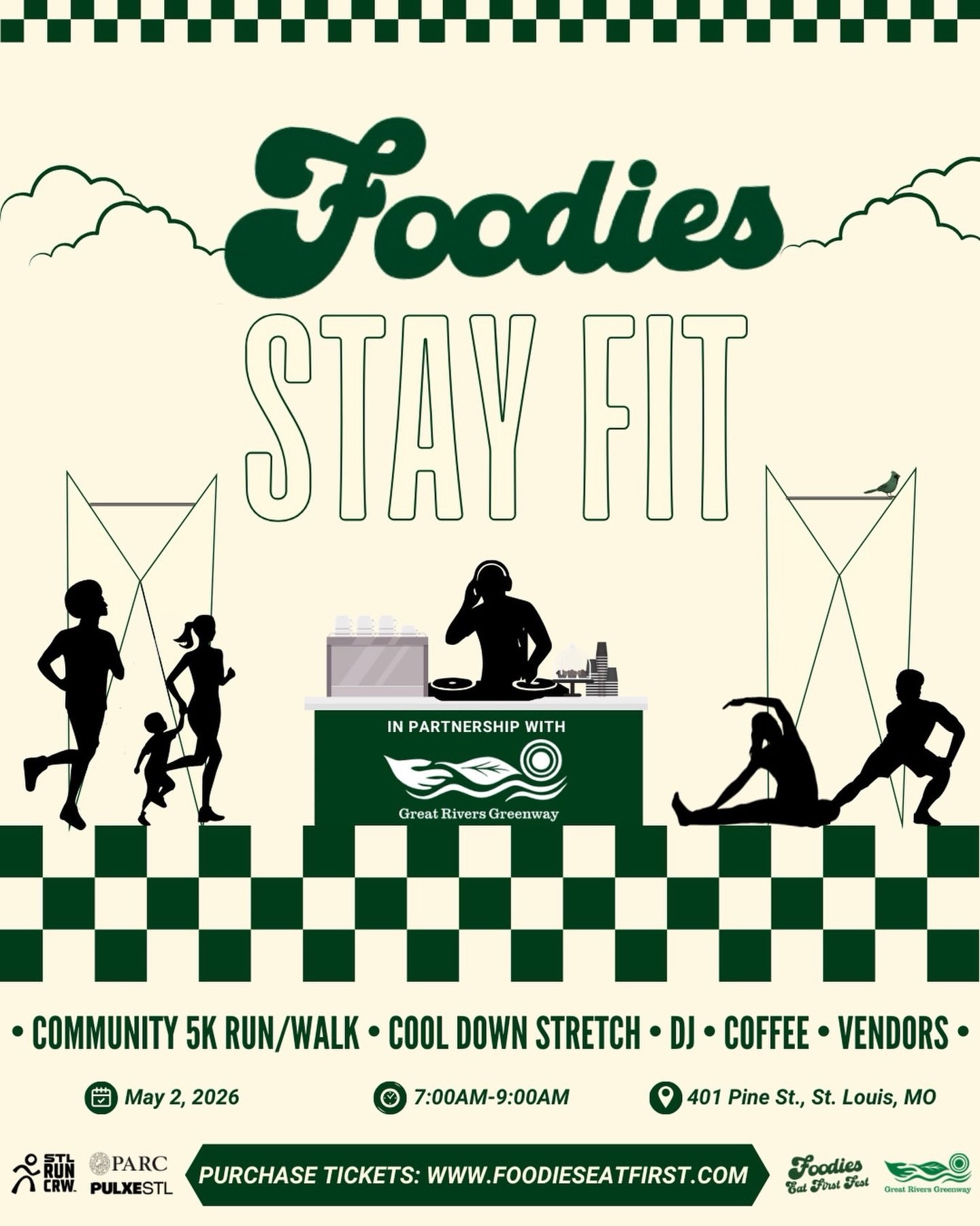 We will see you at @foodieseatfirstfest at Foodies Stay Fit! Come by and learn about mental health resources  like 988 and @providentstlorg. Details below: 

 @reshare_app &bull; @foodieseatfirstfest Foodies Stay Fit is May 2 from 7:00am-9:00am at 40
