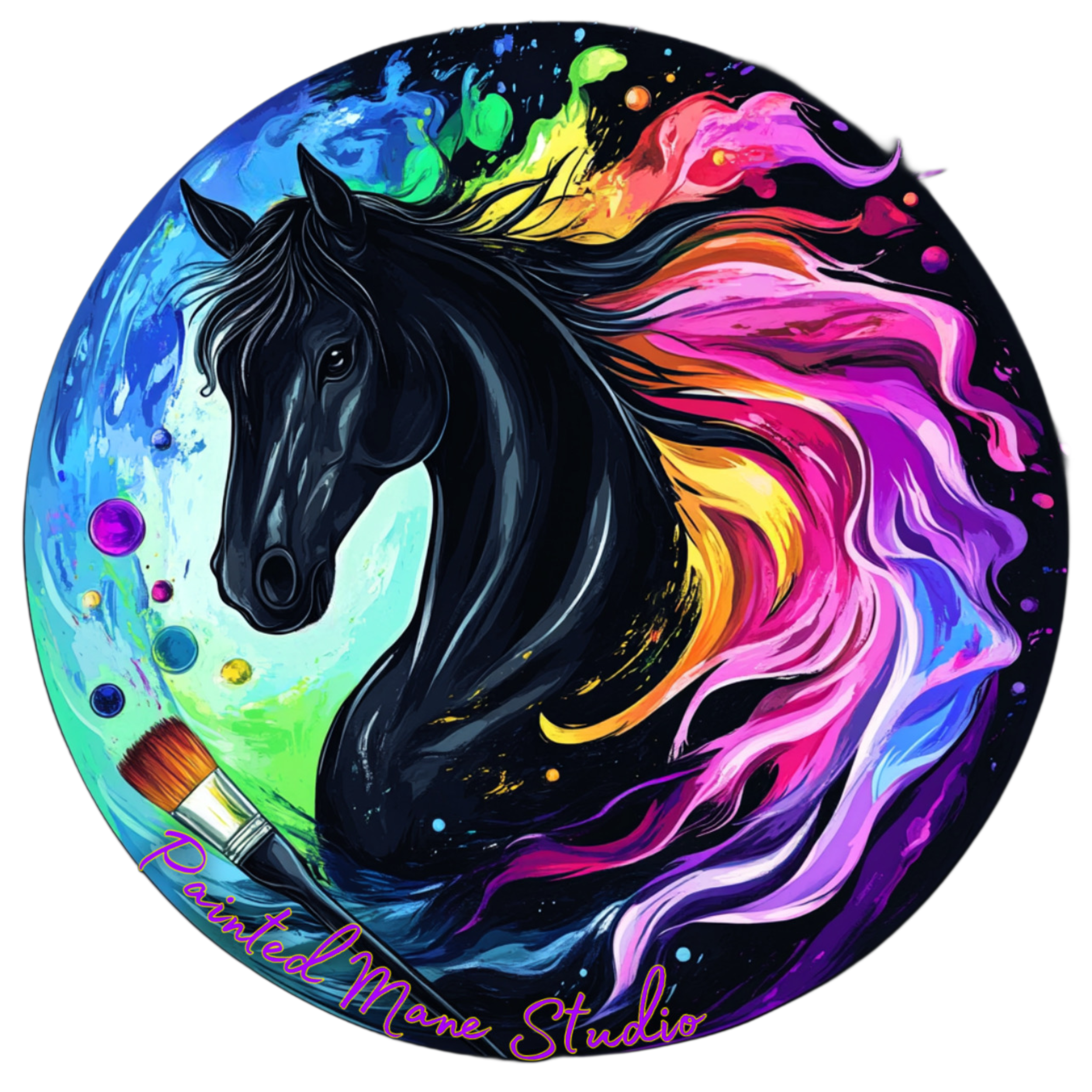 The Enchanted Three (20”x16”) Original — Painted Mane Studio