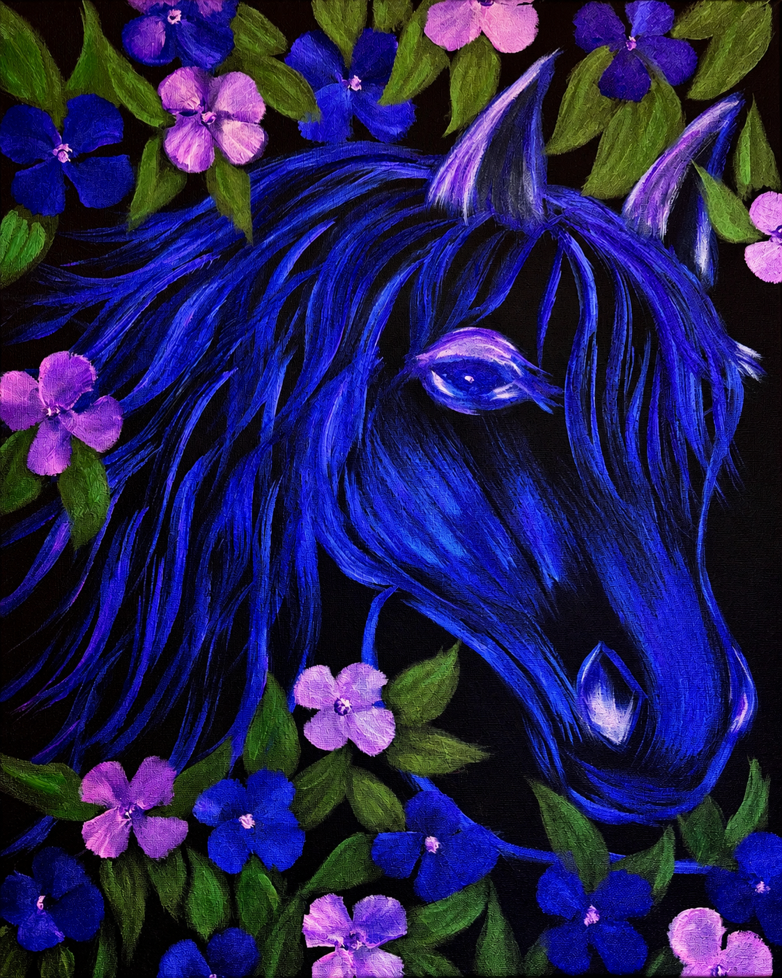Where Courage Blooms  (16” x 20”) Original