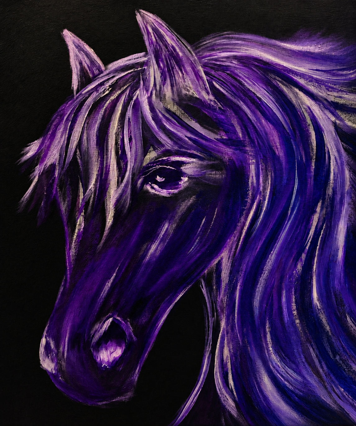 Violet Majesty (16”x 20”) Original