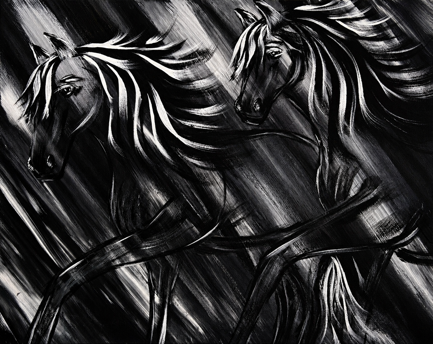 Translucent Gallop (20” x 16”) Original