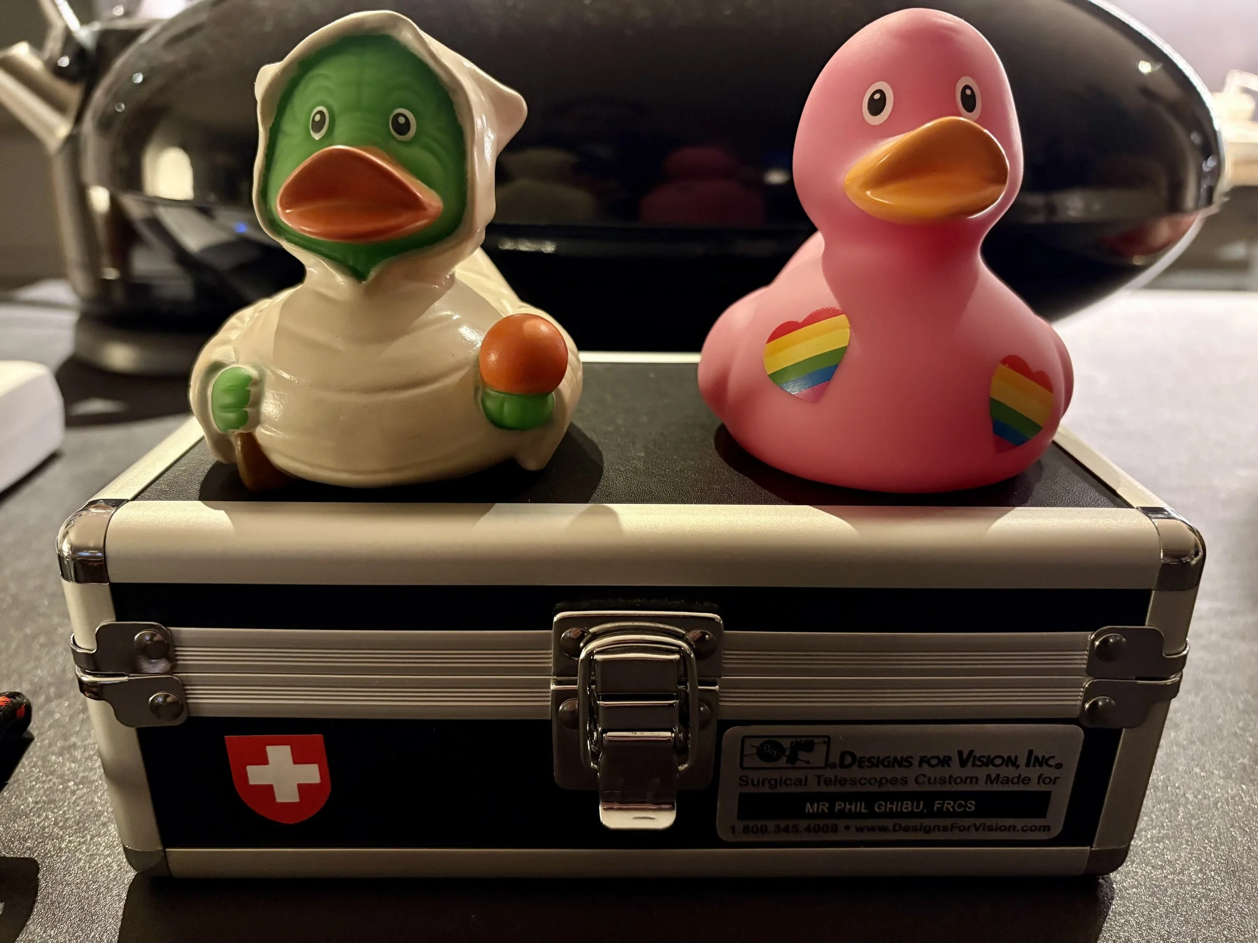 Was hat eine Quietschente mit Gefässchirurgie zu tun?