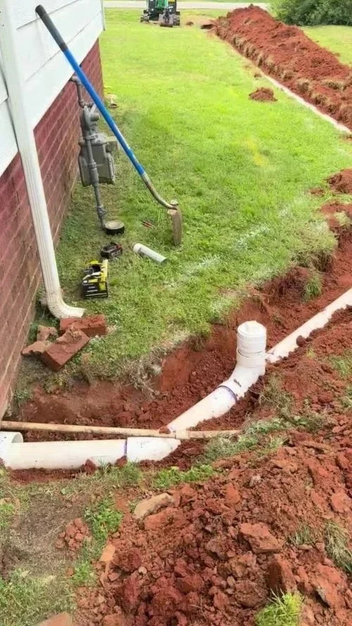Baker Plumbing Completed Sewer Line Install 