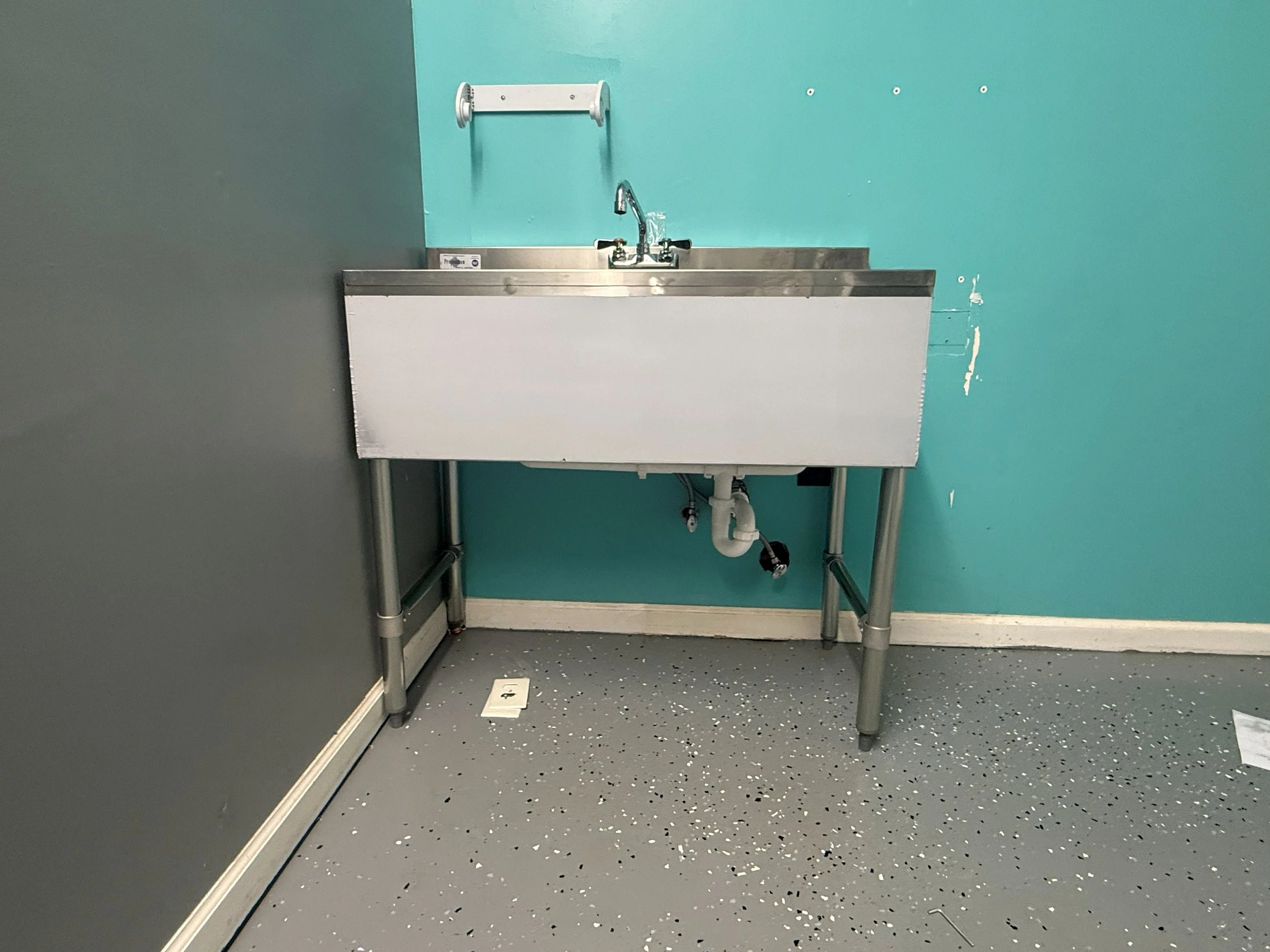 Baker Plumbing Utility Sink Install for Local Business 