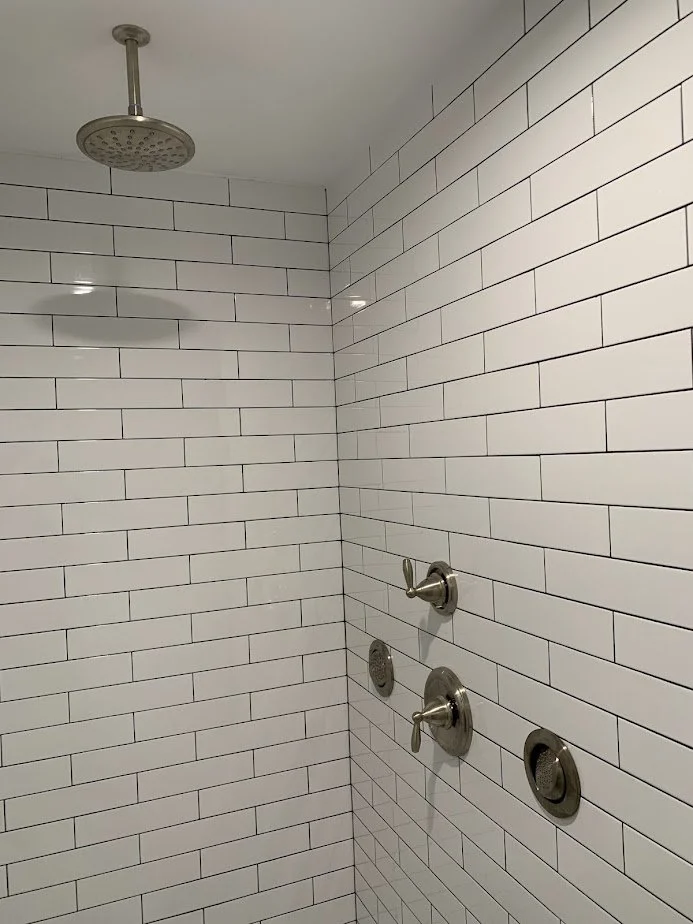 Rain Head Shower Bathroom Installation