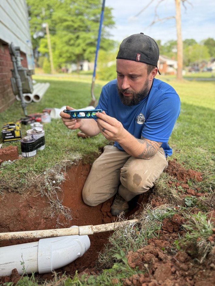 Baker Plumbing Sewer Line Install Project 