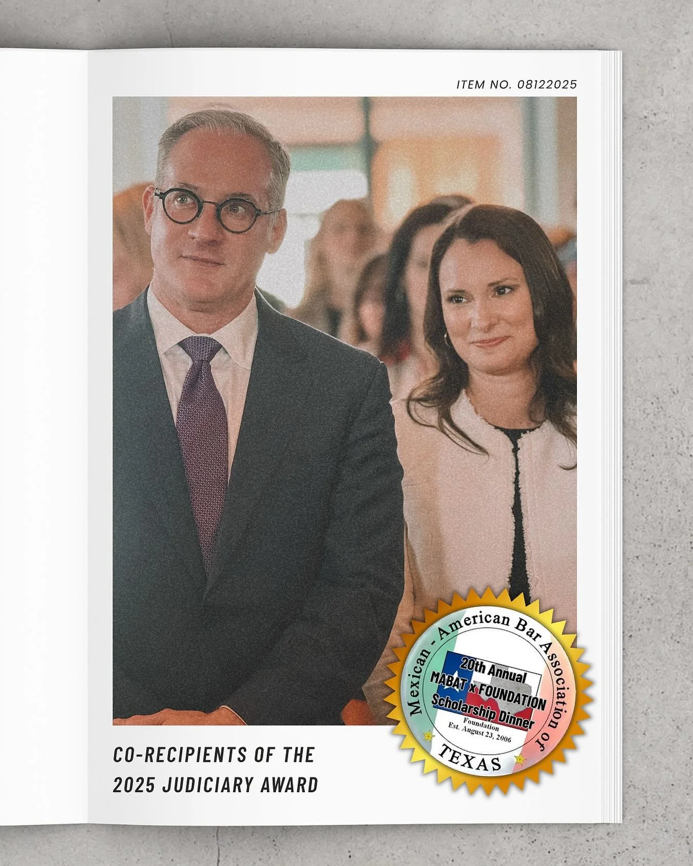 Honored to be this year’s co-recipient of the Mexican-American Bar Association of Texas’ Judiciary Award with my colleague, Judge Lauren Reeder. Thank you!
•
•
•
•
•
#judgebeaumiller #harriscounty #houston #civilj