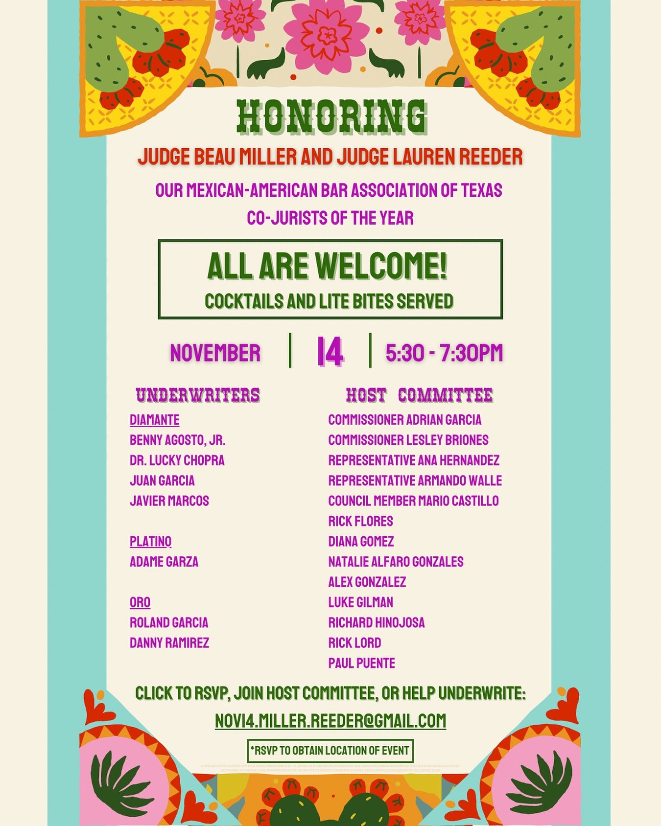 Really looking forward to our last event of the year! Hope you can join us!
&bull;
&bull;
&bull;
&bull;
&bull;
#judgebeaumiller #harriscounty #houston #judge #communityevent #civiljudge #democrat #votebeaumiller #experiencecounts #integritymatters #v