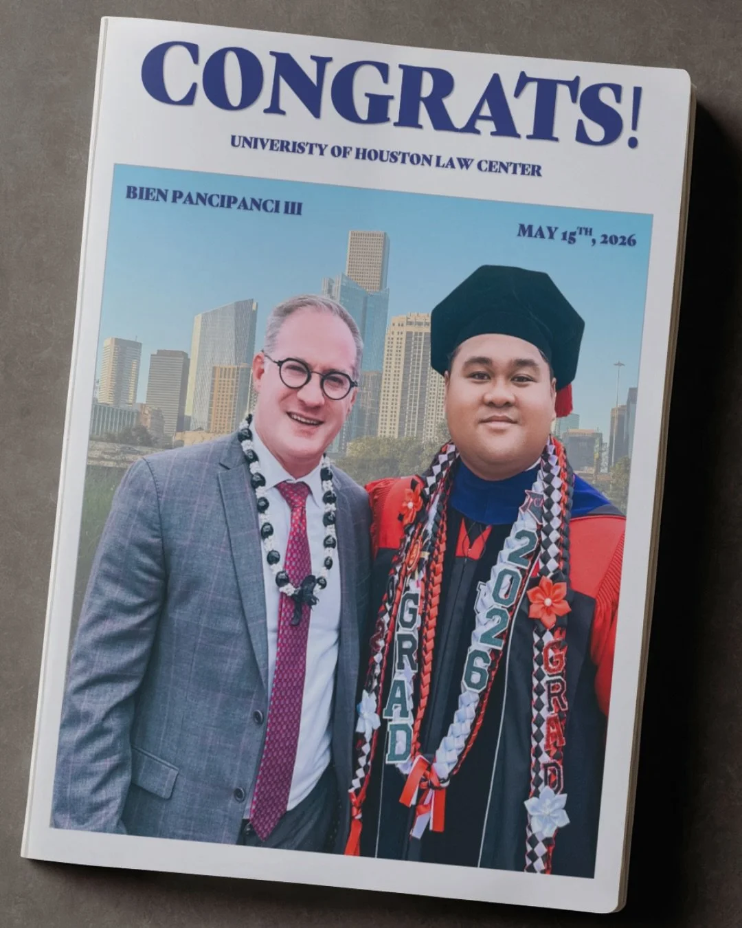 Yesterday I was honored to hood my former intern Bien at his graduation from the University of Houston Law Center. Thank you, Bien, for asking me to do so.  Very proud of you and the great lawyer you will become.
&bull;
&bull;
&bull;
&bull;
&bull;
#j