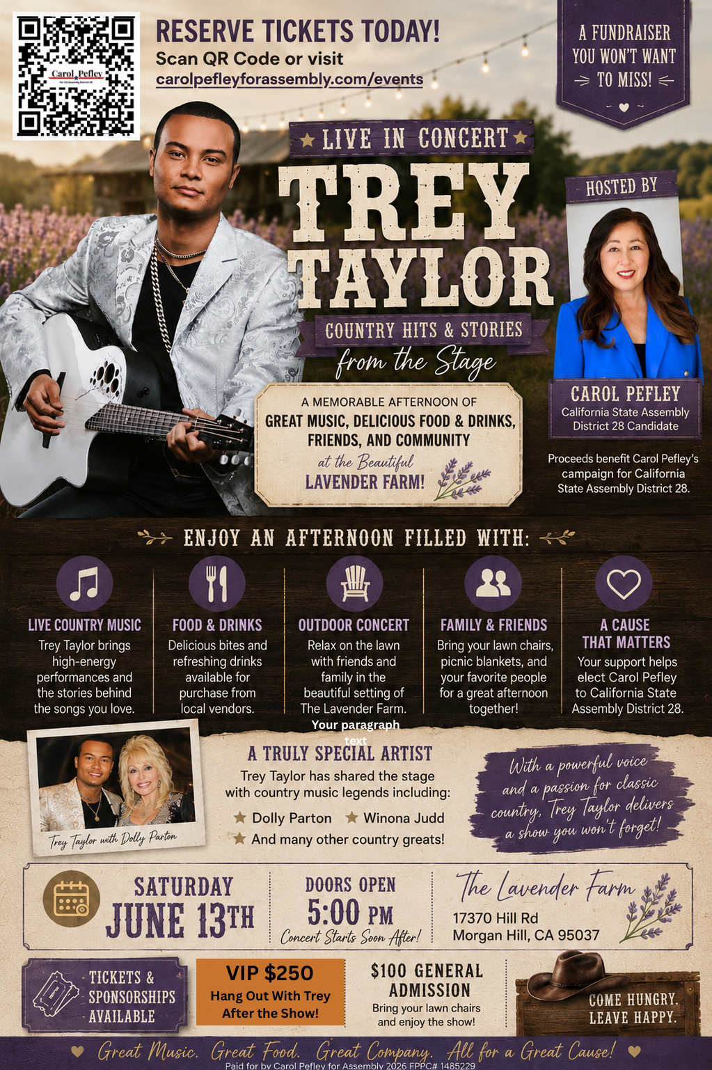 Live Concert with Trey Taylor