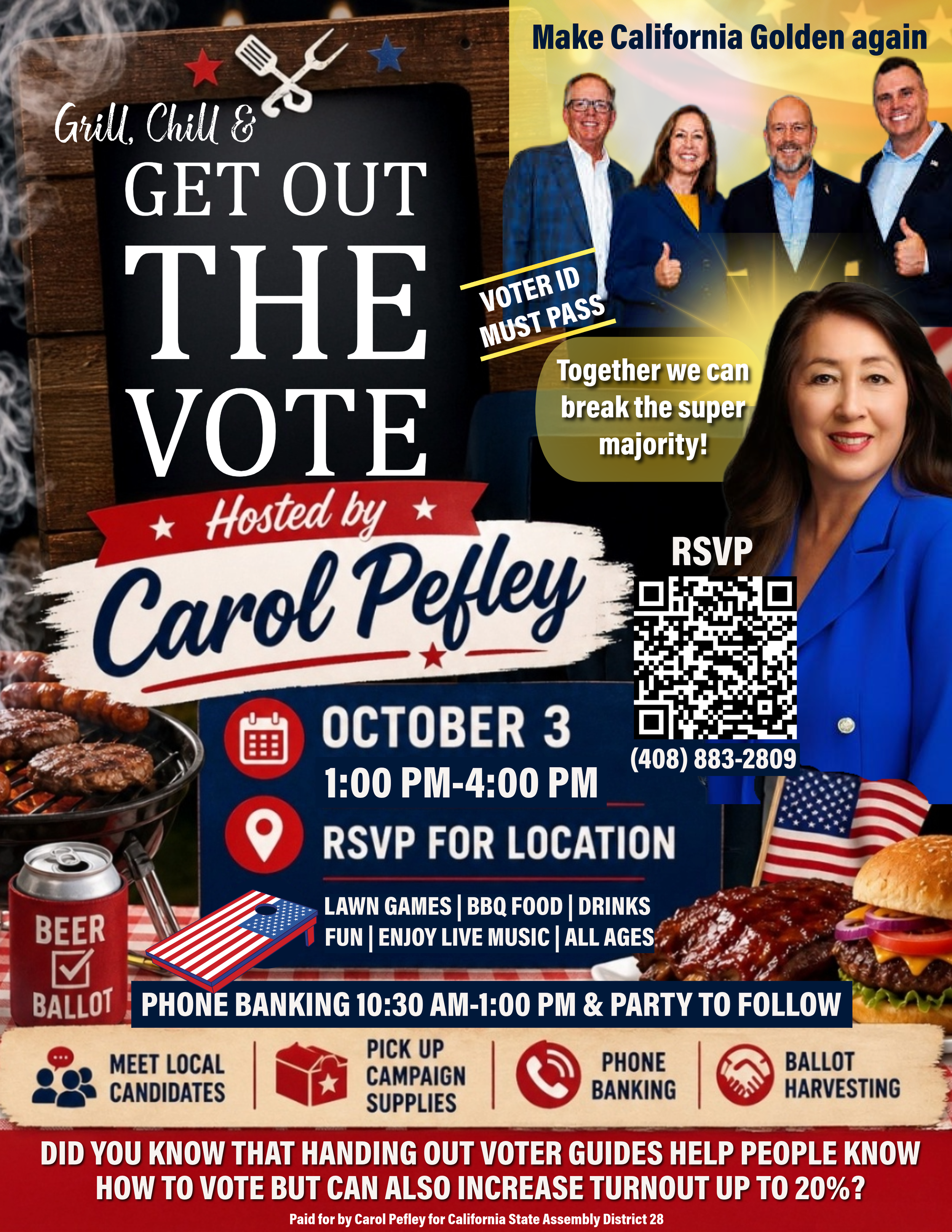 Grill, Chill &amp; Get Out The Vote