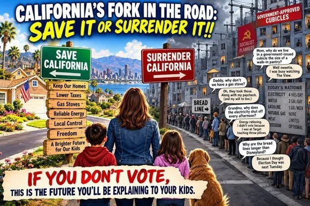 California’s Fork in the Road: Save It or Surrender It!!