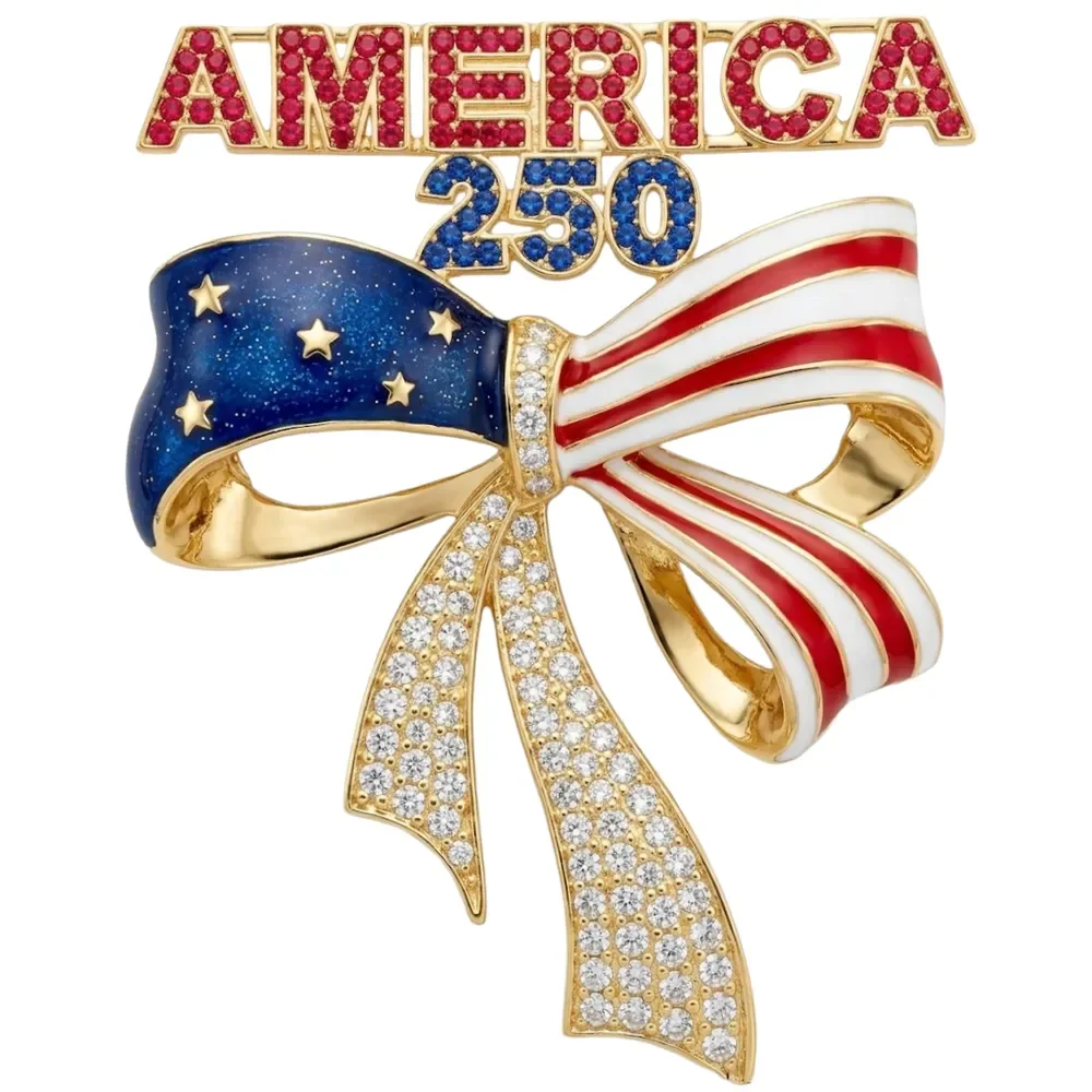 America 250 Commemorative Bow Brooch – Special Edition