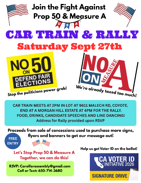 Join the Fight Against Prop 50 and Measure A