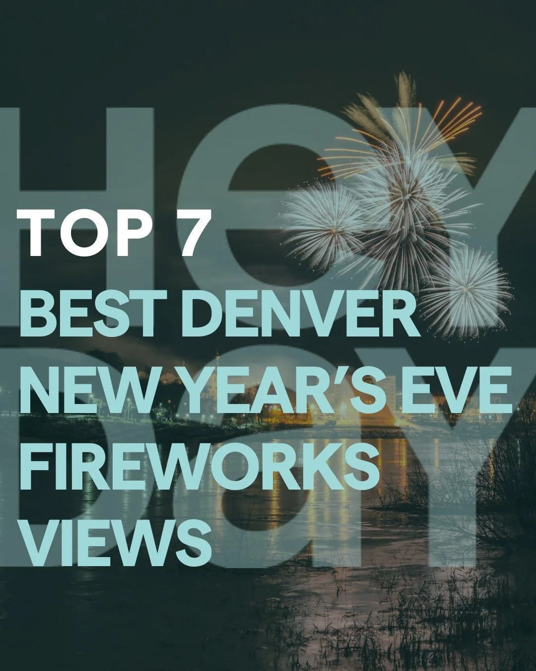 Denver&rsquo;s skyline is about to sparkle! From rooftop lounges to riverside views, we&rsquo;ve rounded up the 7 best places to catch the New Year&rsquo;s Eve fireworks in style. 
🌃 Whether you&rsquo;re looking for a romantic backdrop or a lively c