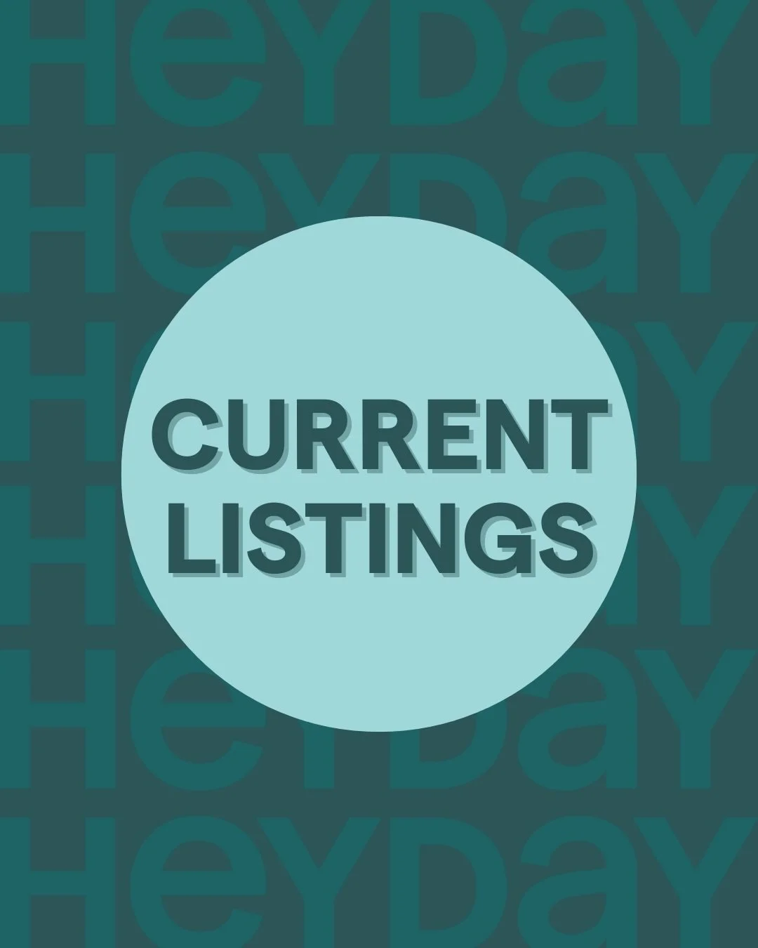 Current listings courtesy of HEYDAY 🏠

DM us to learn more about our current + upcoming listings!