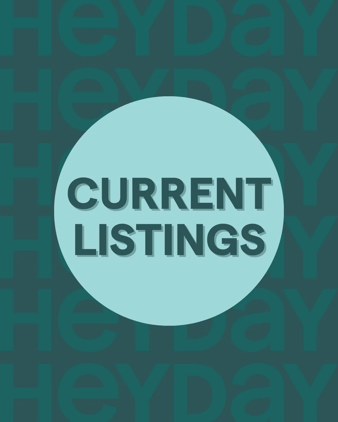 Current listings courtesy of HEYDAY 🏠

DM us to learn more about our current + upcoming listings!