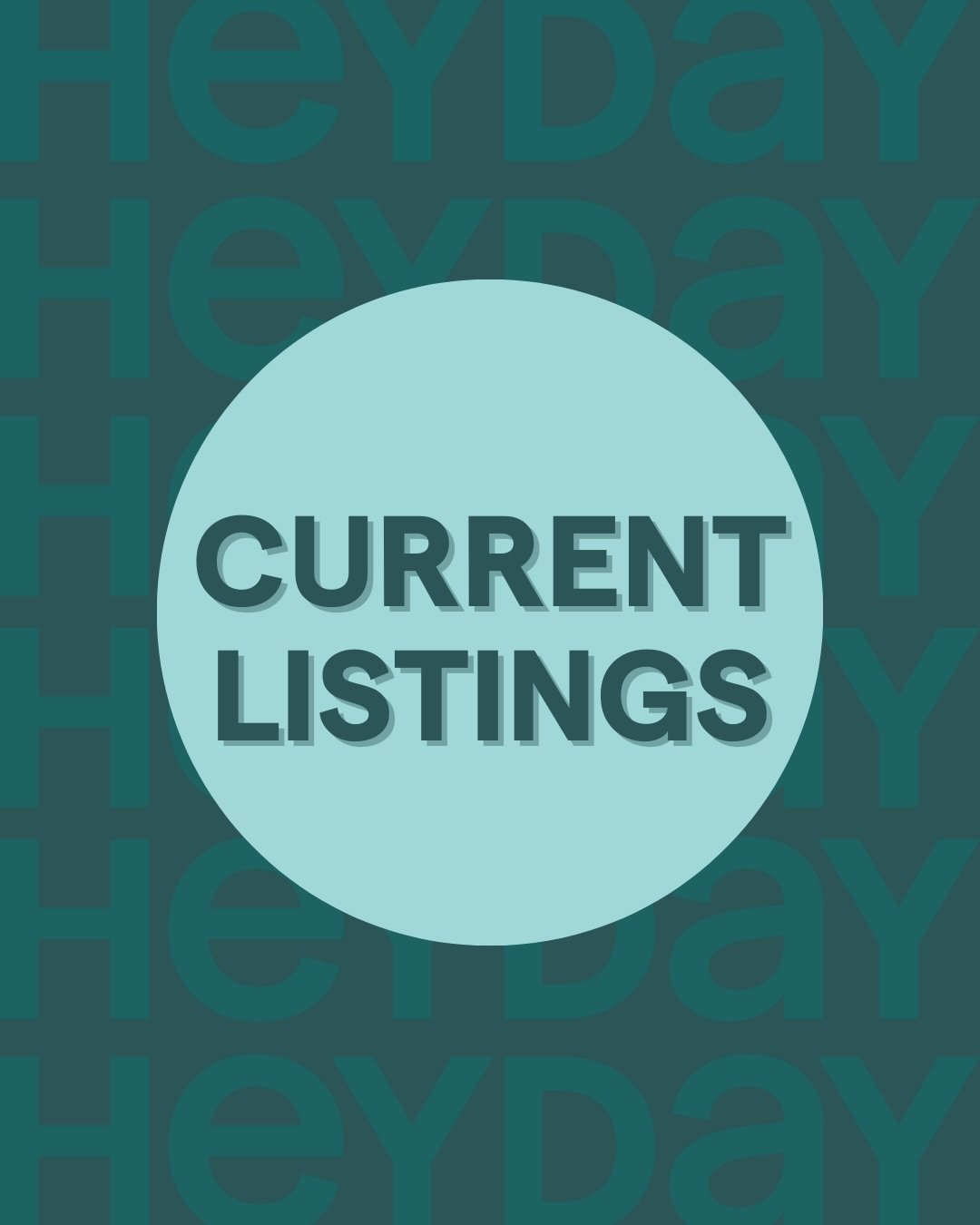 Current listings courtesy of HEYDAY 🏠

DM us to learn more about our current + upcoming listings!