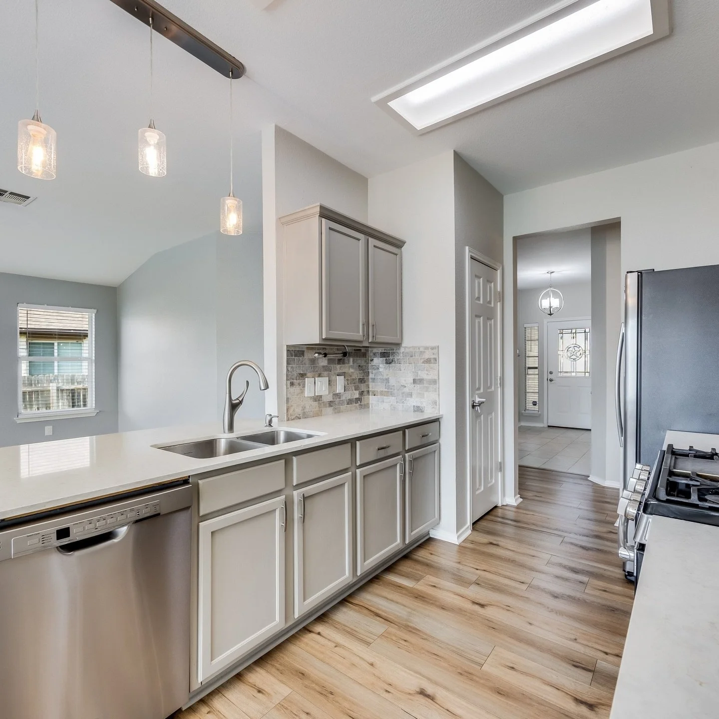 NEW PRICE!
3409 Sandy Koufax Lane

Beautifully maintained one-story home in Ryan&rsquo;s Crossing with 3 bedrooms, 2 baths, and an open layout designed for both everyday living and entertaining. The bright kitchen with breakfast bar flows easily into