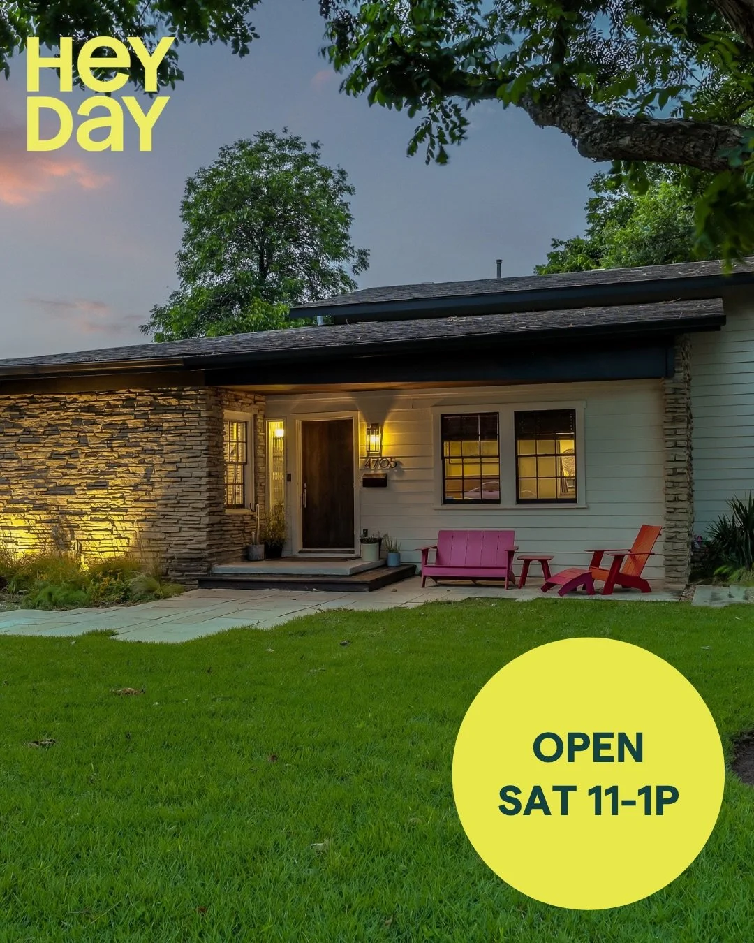 OPEN HOUSE
4705 Fairview
 Saturday 11-1P   A fully renovated 1949 Highland Park home on a flat 1/3-acre lot &mdash; 3,048 square feet, 4 bedrooms, 3 baths, and the kind of character details that don&rsquo;t show up in new construction. Reclaimed wood