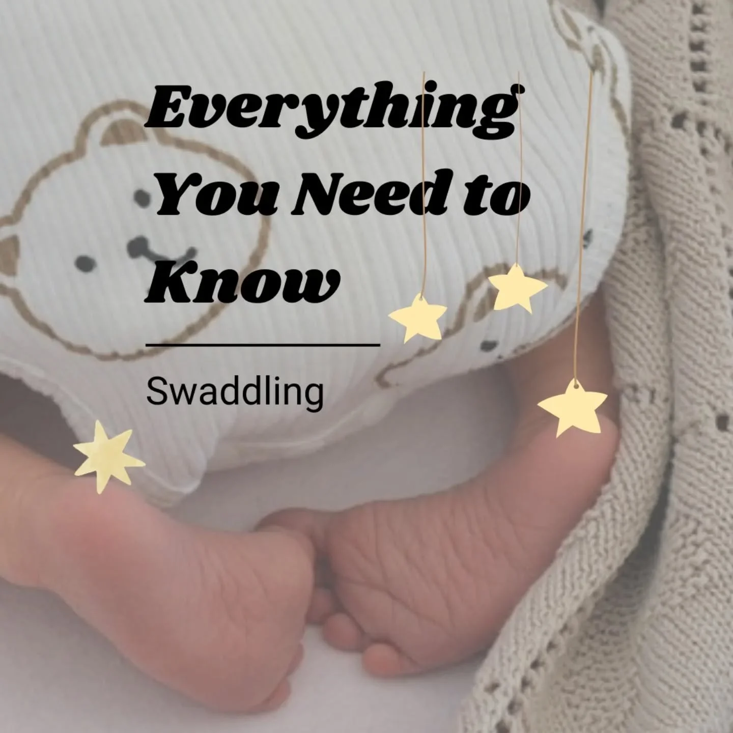 When should you stop swaddling? Before your baby can roll over. If they are showing signs, ditch the swaddle. 

Why swaddle? To help mimic the womb AND to help your baby sleep without triggering their moro reflex (just make sure they have plenty of t