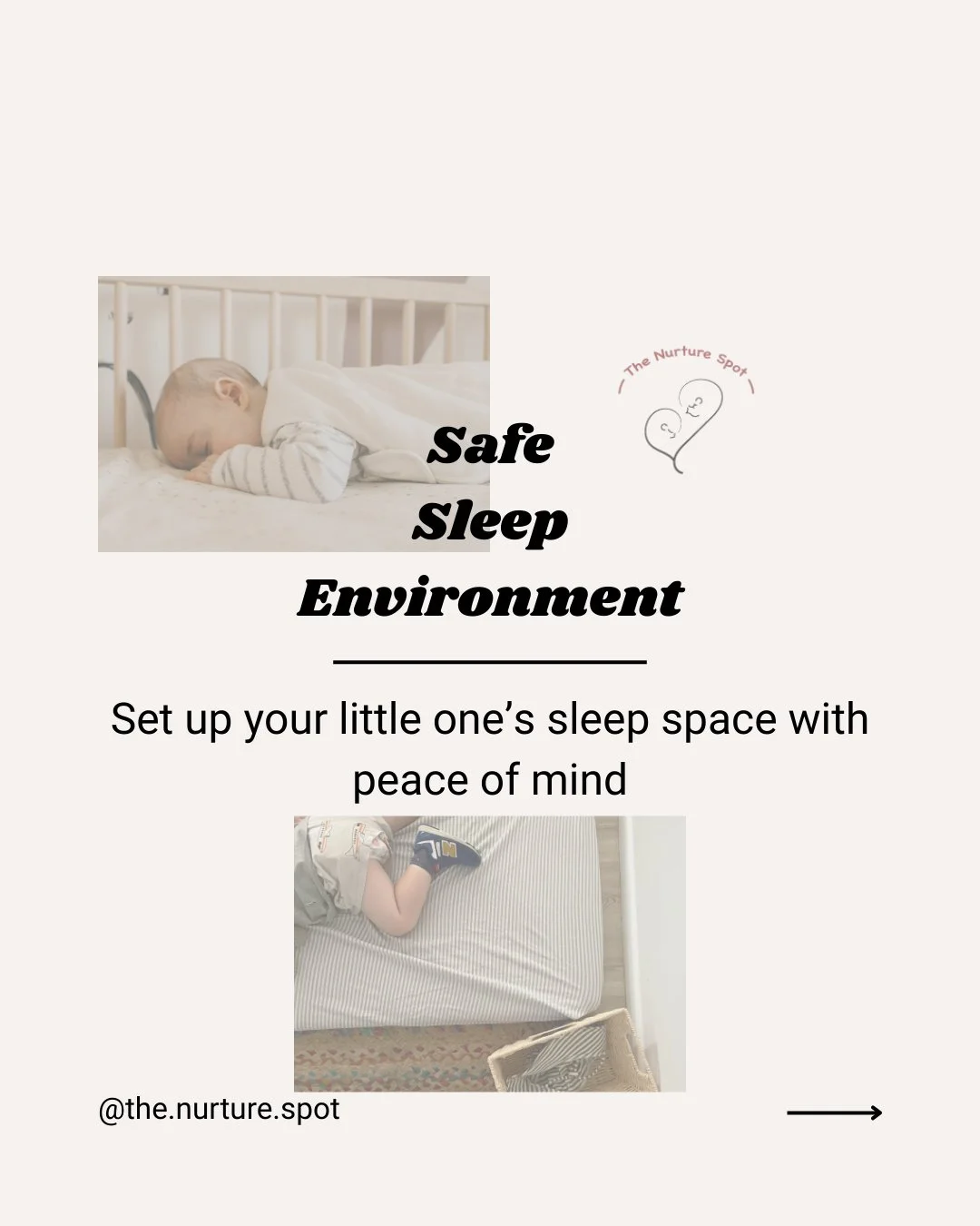 Where your baby sleeps isn't as big of a deal as you may think. Being prepared is. 💭

SIDS - Sudden Infant Death Syndrome
Impacts infants 0-1 year, but the most common time it may strike is 2-6 months. 

This isn't a fear tactic, but a fact. The saf