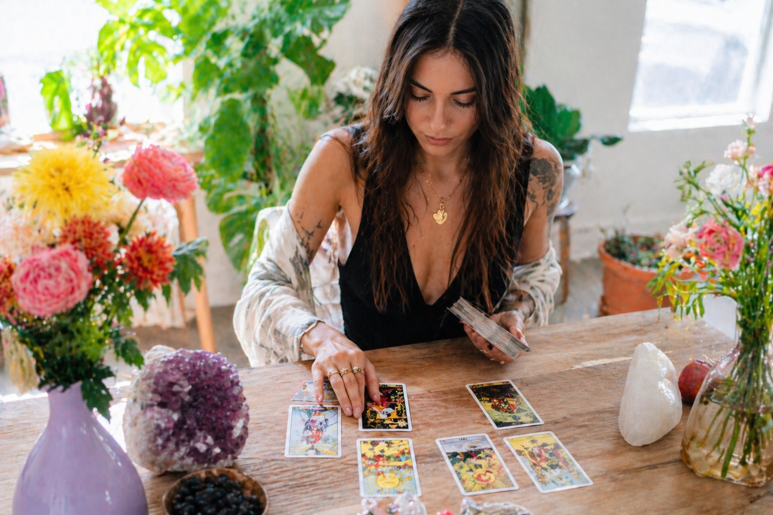 Tattoos and Tarot Night