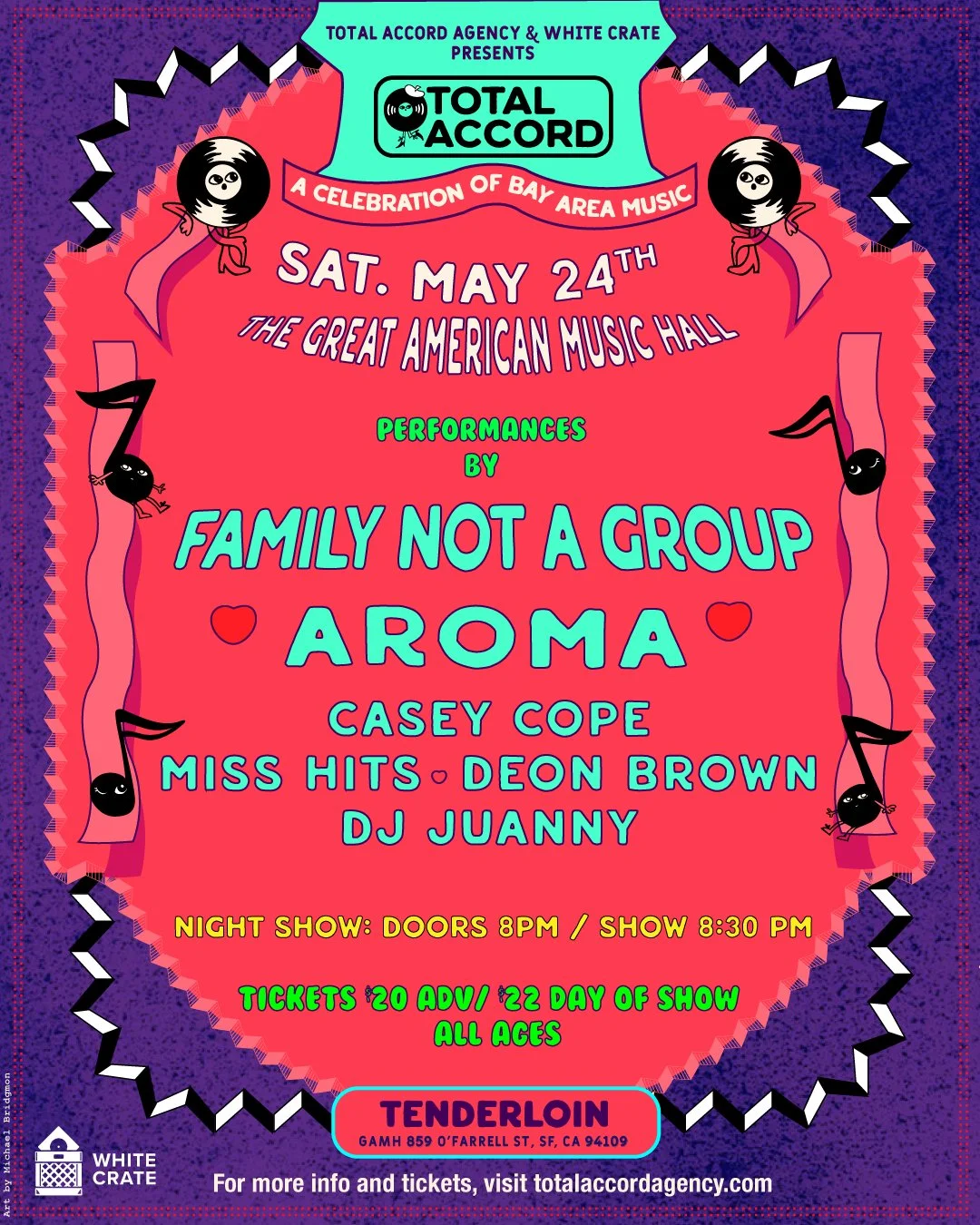 Total Accord Concert Series, Great American Music Hall, 2025