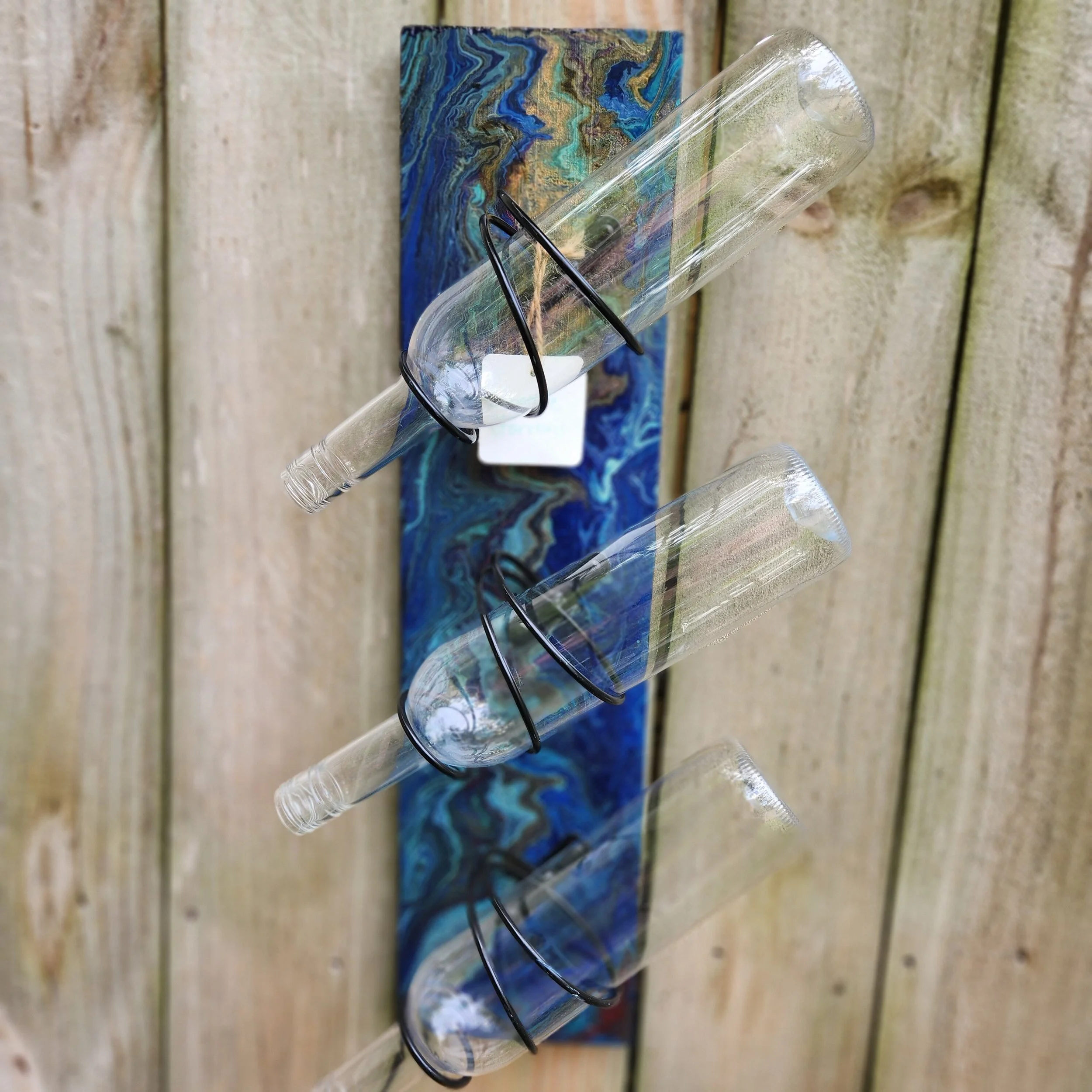 Ocean 3 Bottle Wall-Mount Wine Rack