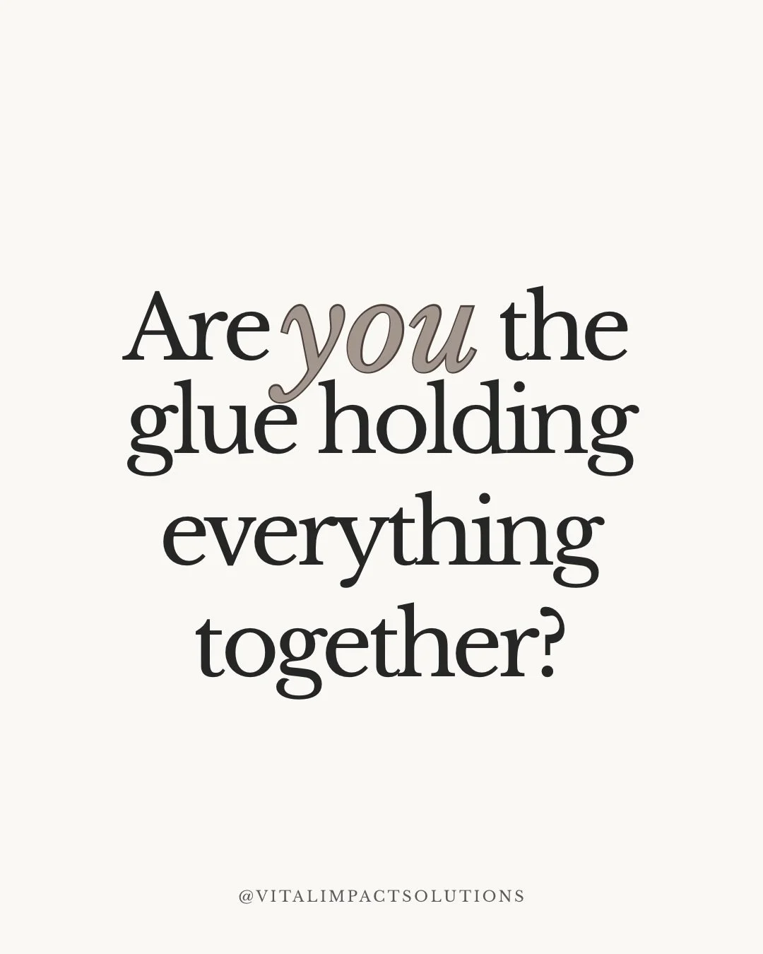 You weren&rsquo;t meant to be the safety net, the strategist, and the solution all at once.

If everything depends on you, it&rsquo;s heavy, even when you love the work.

Strong, mission-driven organizations grow when leaders are supported, not stret