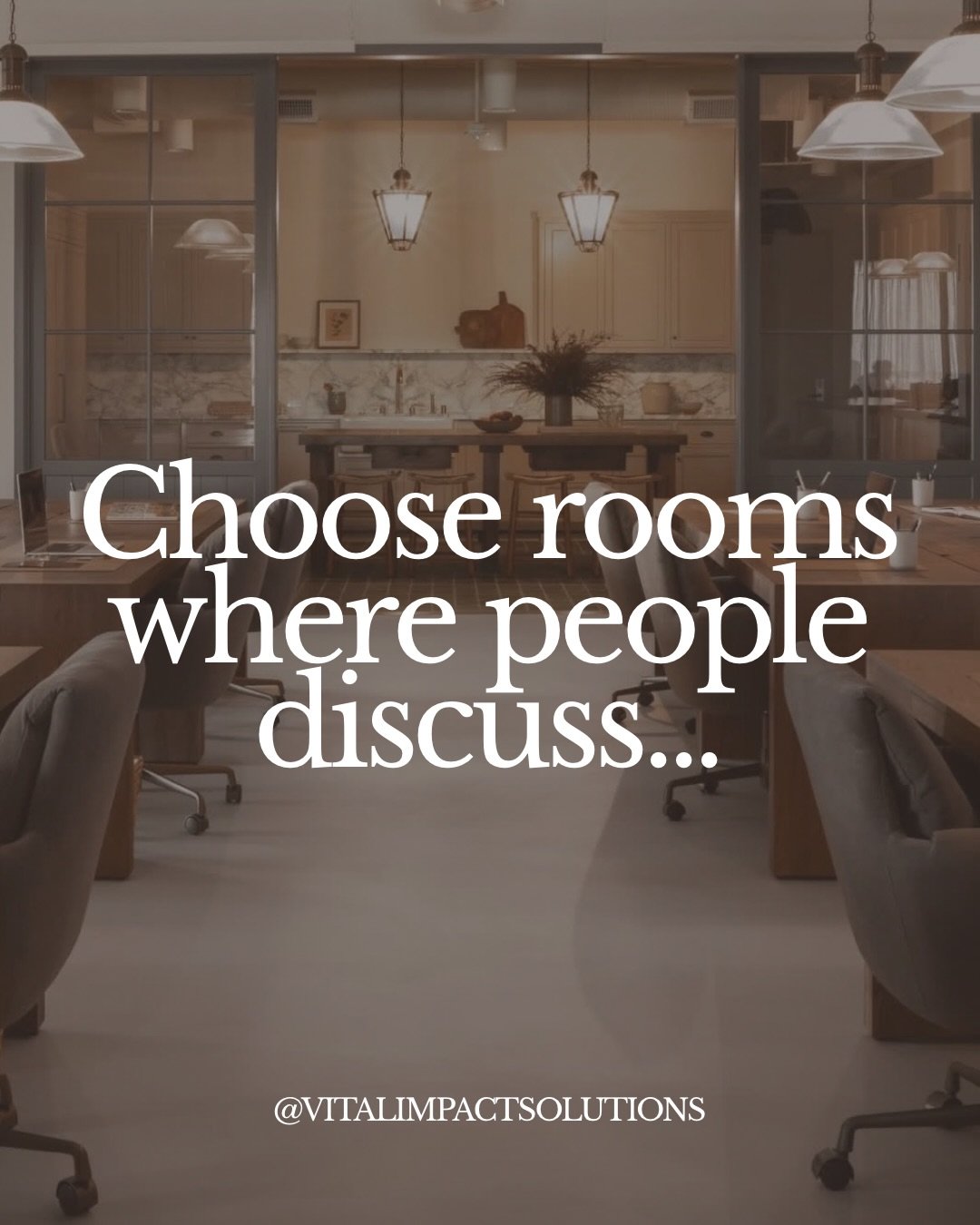 When everything feels uncertain, the rooms we sit in matter more than ever. Choose spaces where there&rsquo;s perspective, care, and room to breathe &mdash; not just noise.